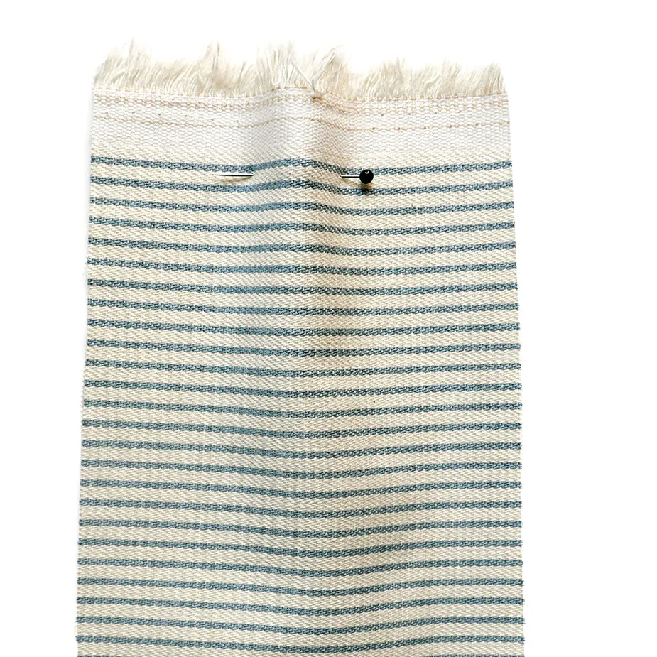 9.5oz Rain Stripe Denim Cream/Sky Blue