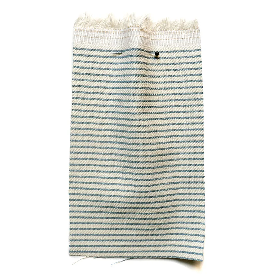 9.5oz Rain Stripe Denim Cream/Sky Blue