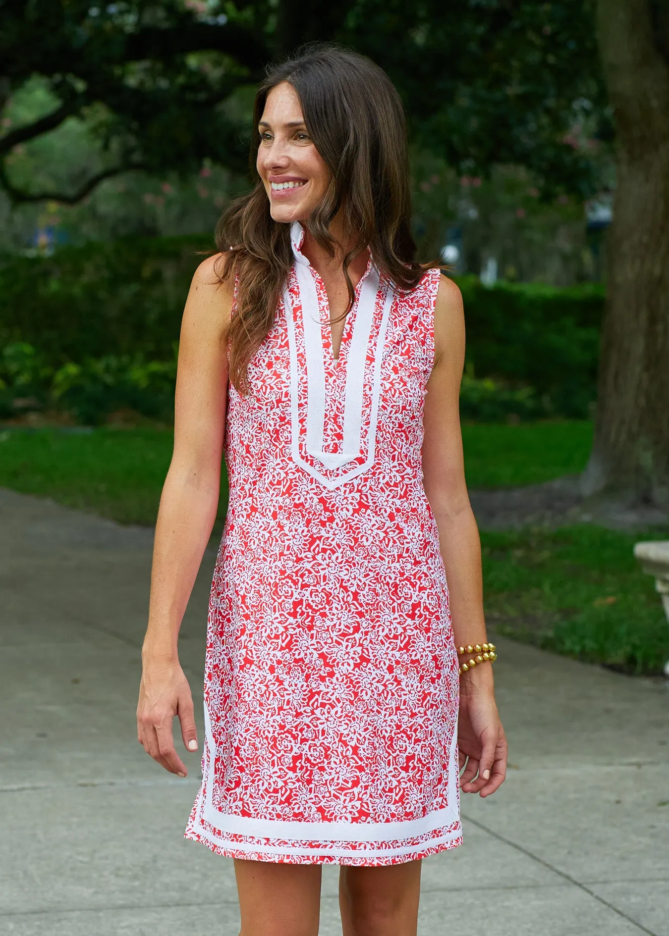 Americana Sleeveless Tunic Dress
