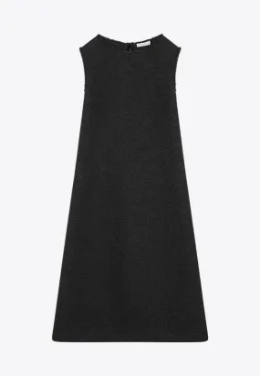 Amor Sleeveless Wool-Blend Midi Dress