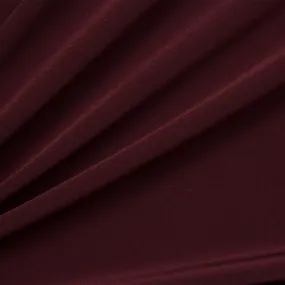 Bordeaux Satin Backed Crêpe