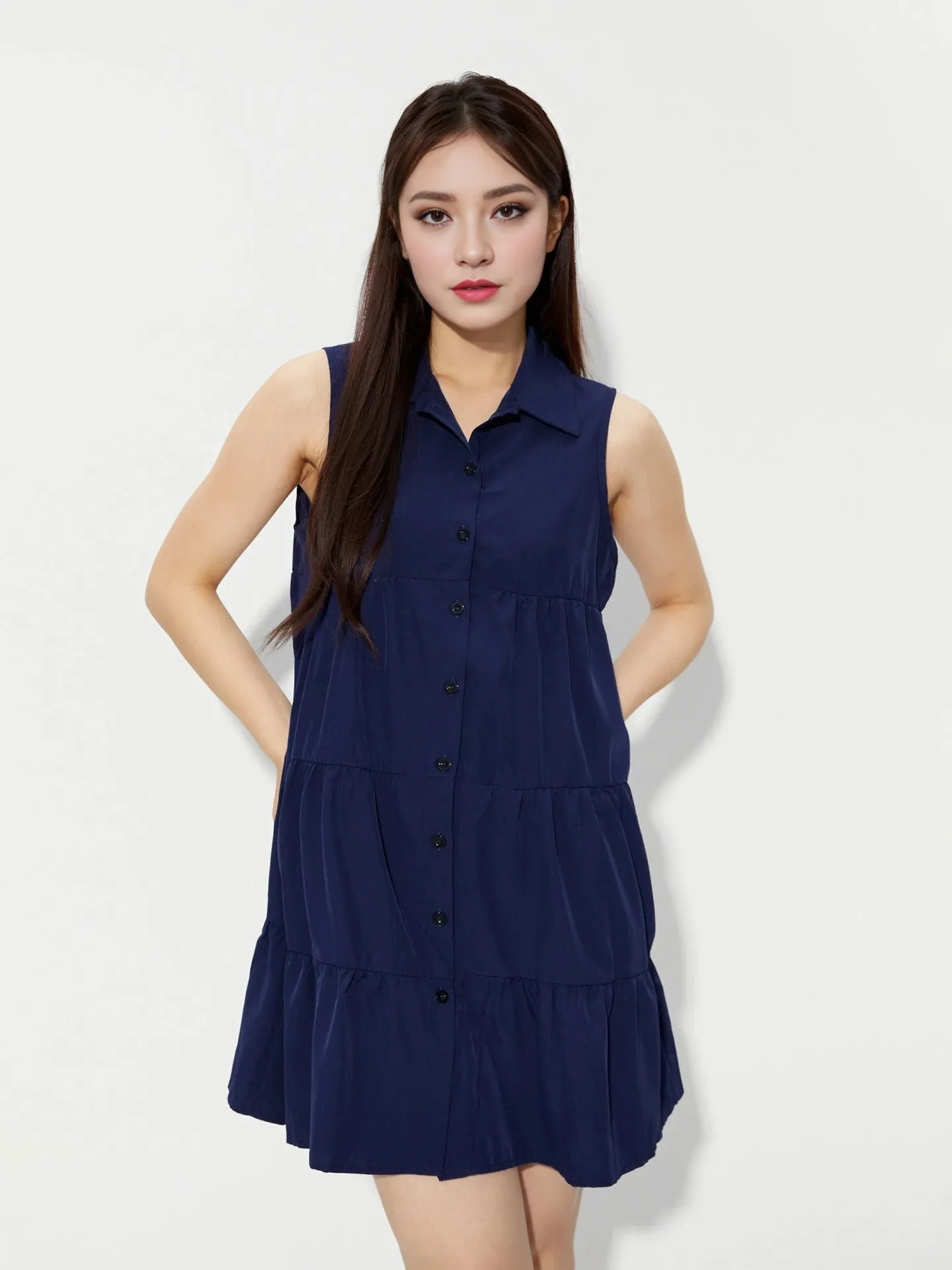 Casual Draped Dress