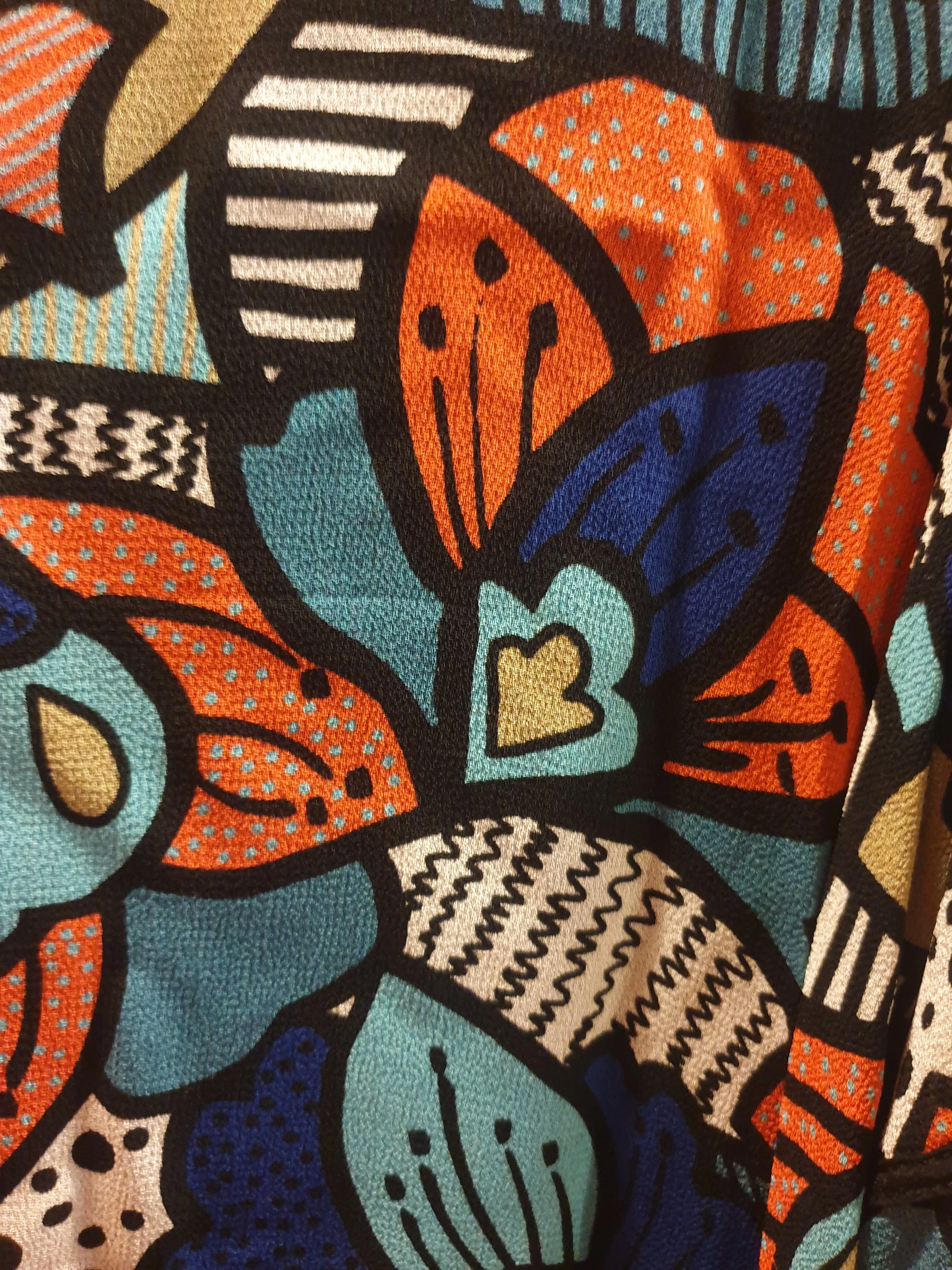 Colourful half sleeve dress best fits 12