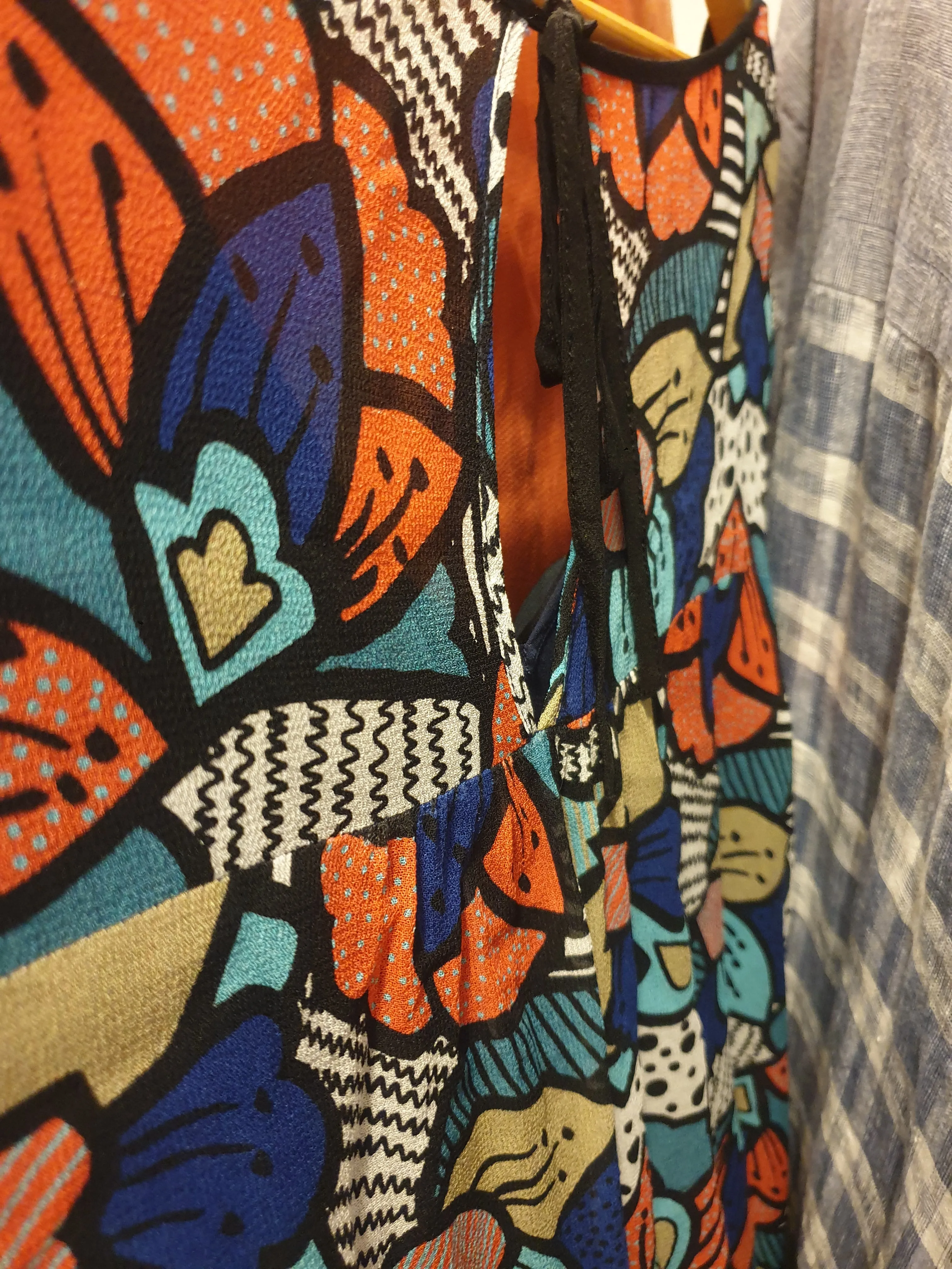 Colourful half sleeve dress best fits 12