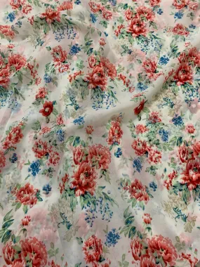 Digital floral Printed georgette fabric 56 inches width