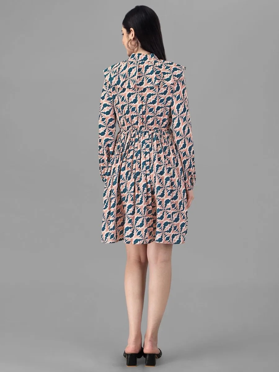 dresses for Women western wear Beige Dress