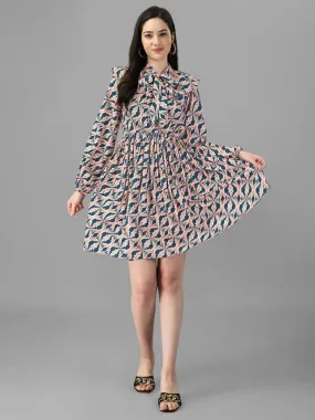 dresses for Women western wear Beige Dress