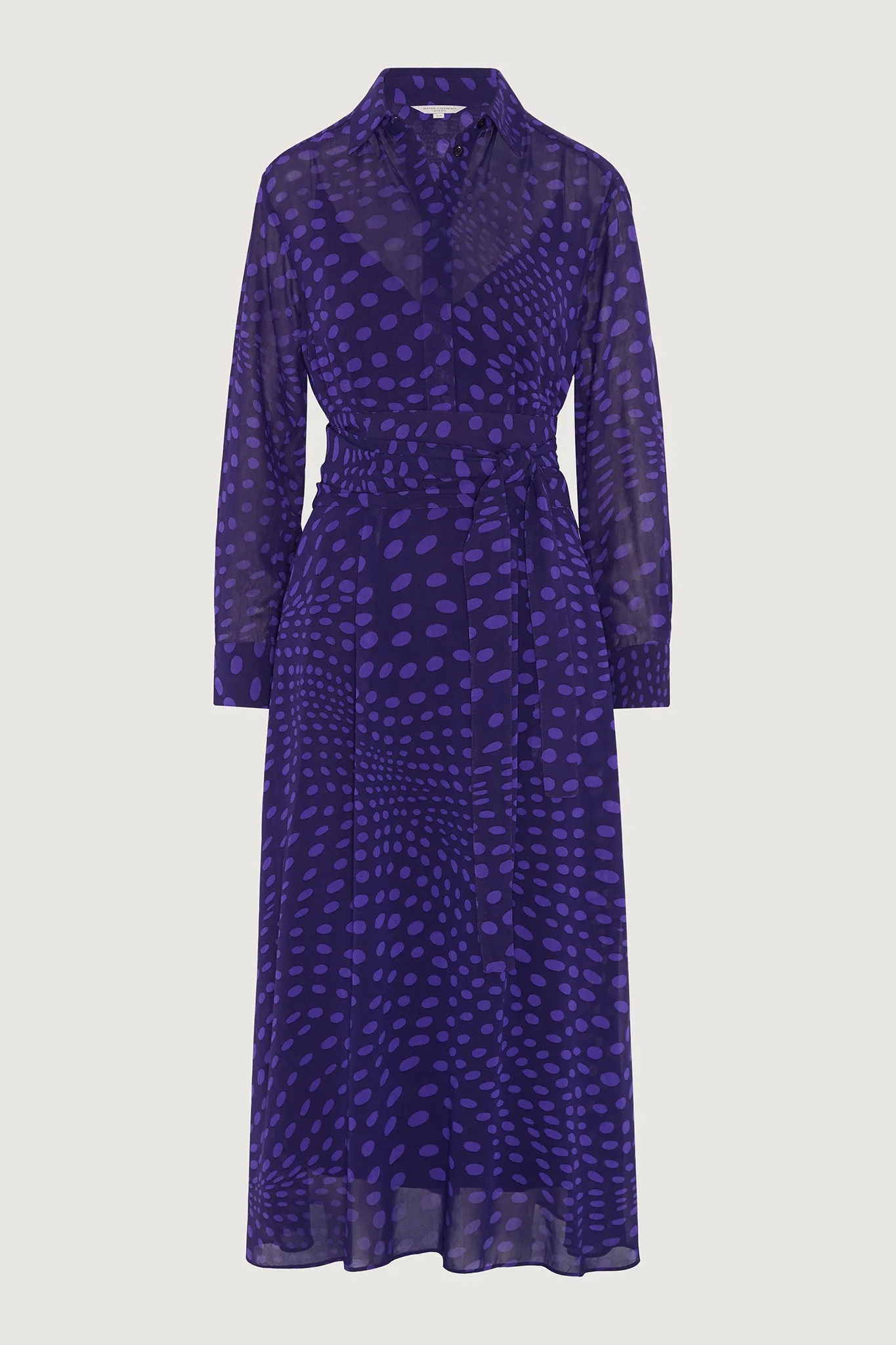 Eden Printed Shirt Georgette Dress