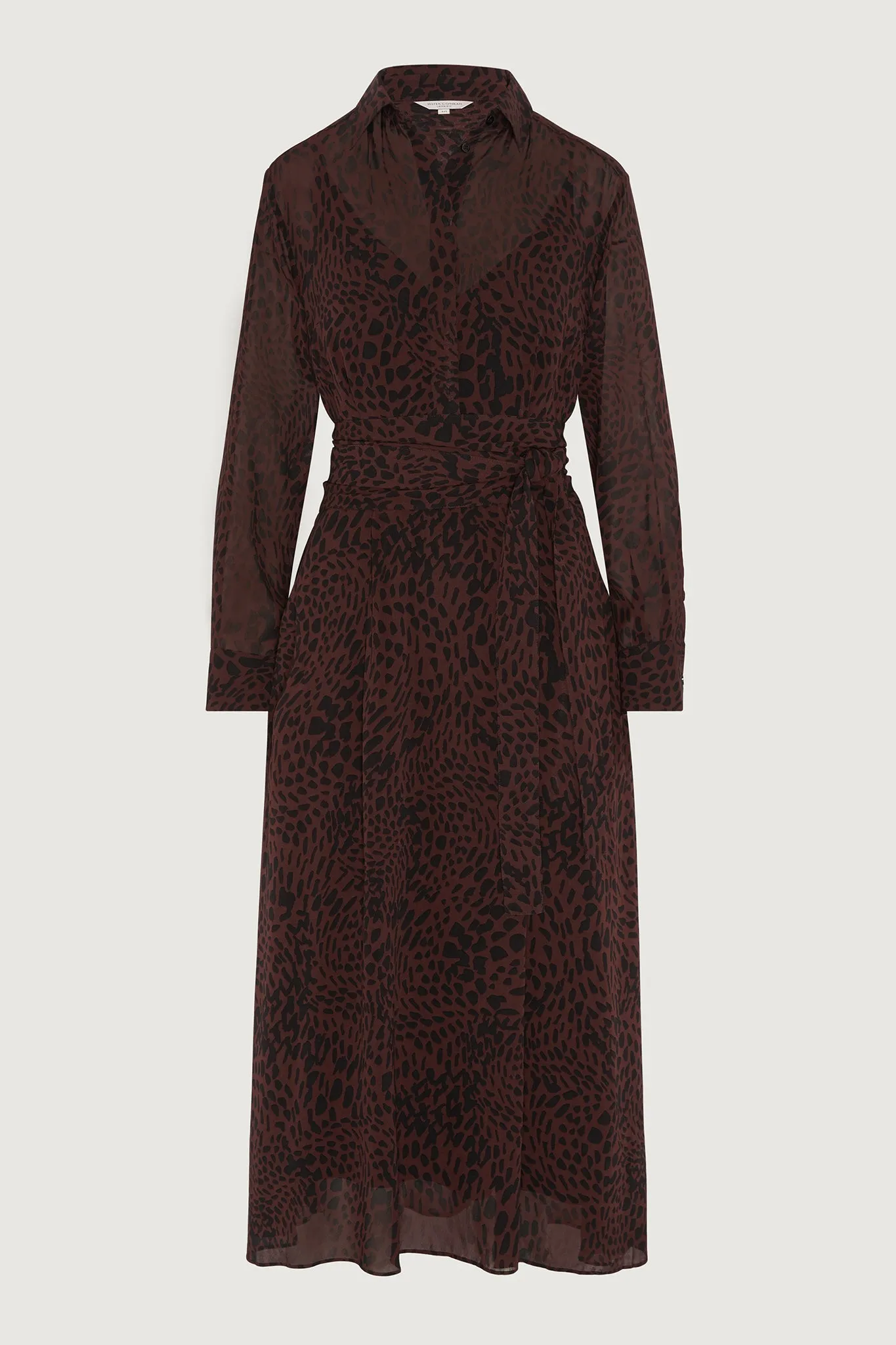Eden Printed Shirt Georgette Dress