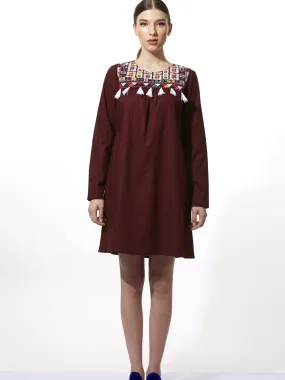 Embroidered Yoke Tunic