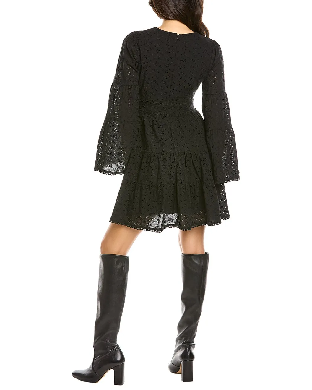 Eyelet Boho Mini Dress