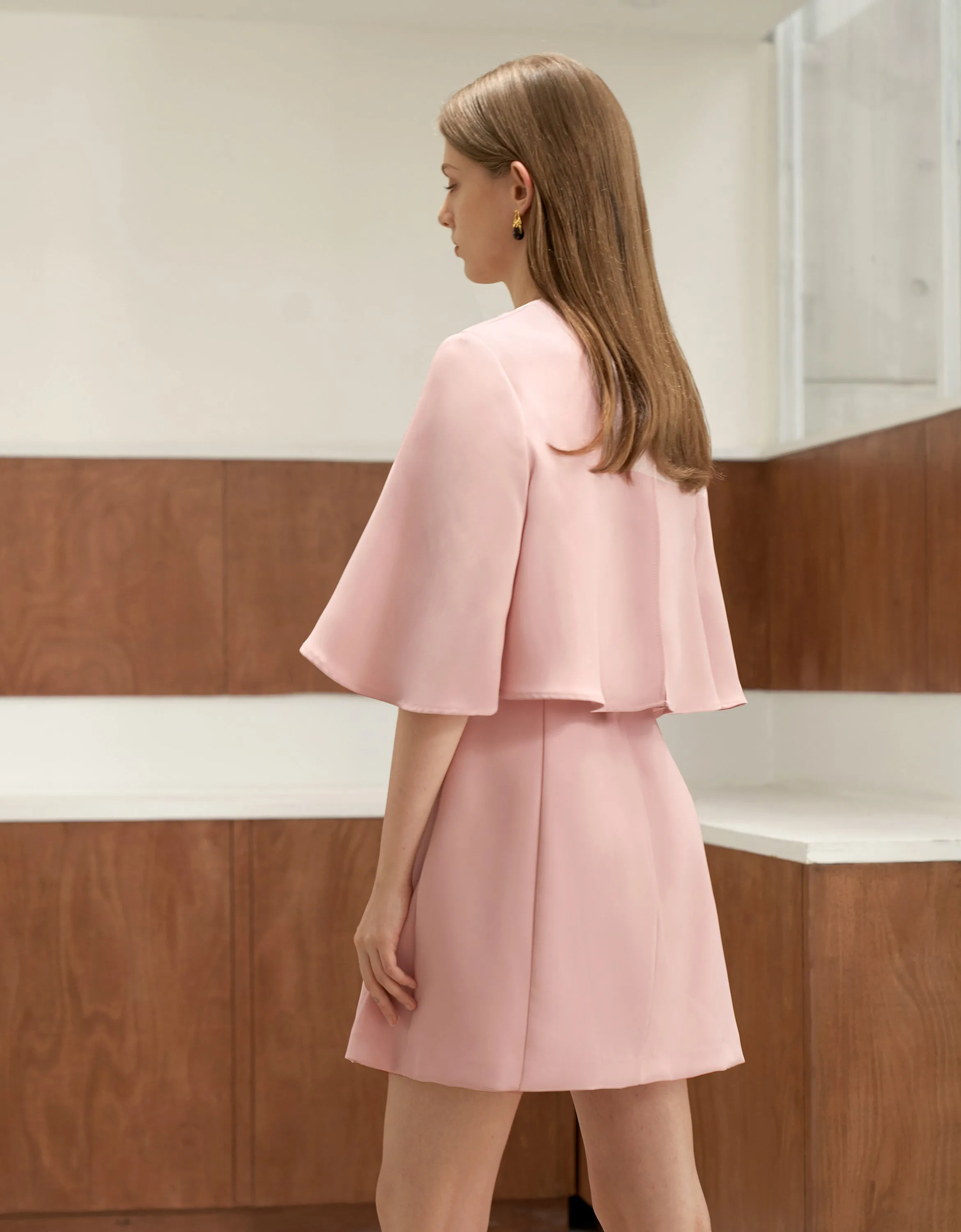 Flared Sleeve Dress