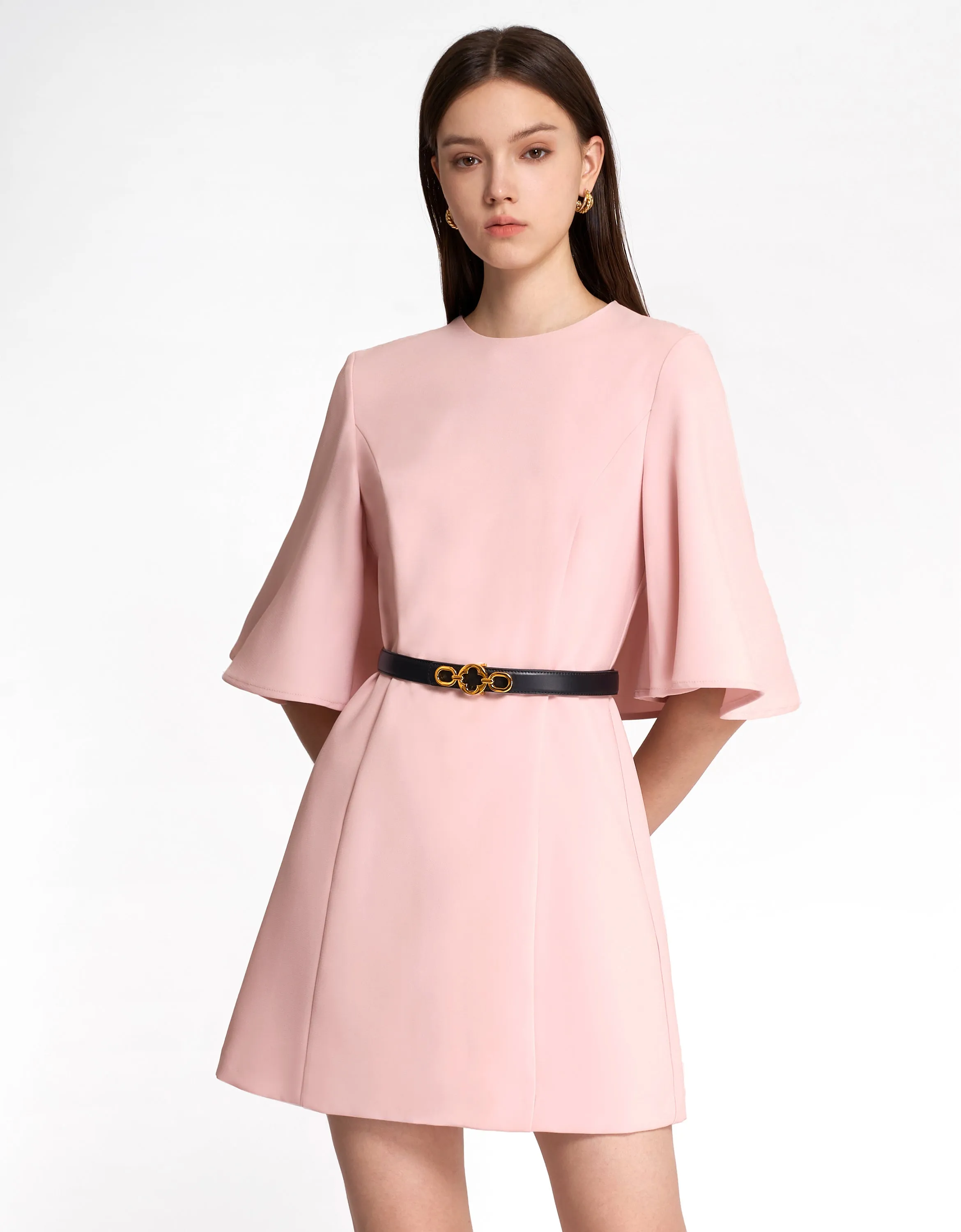 Flared Sleeve Dress