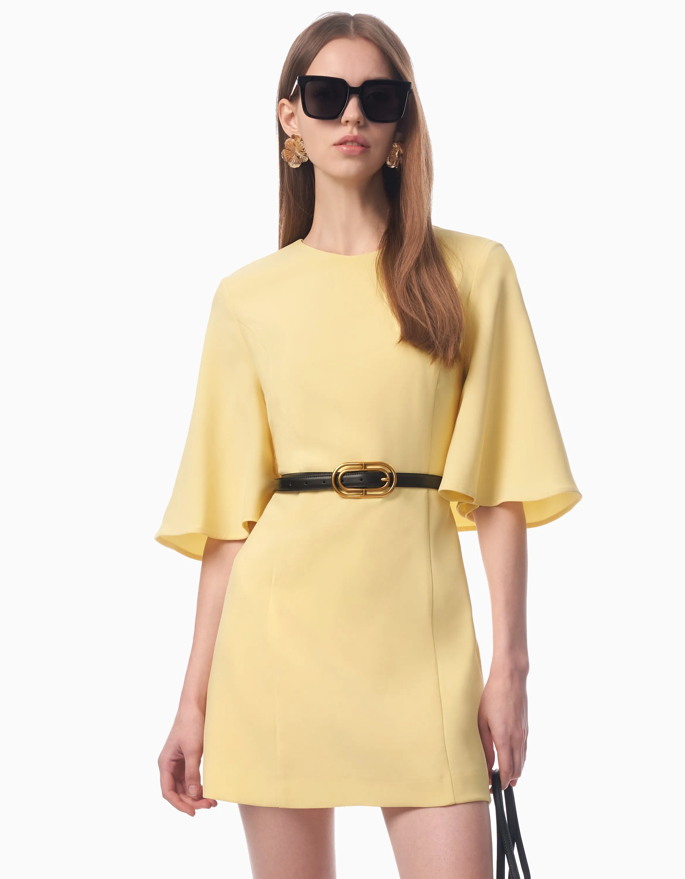 Flared Sleeve Dress