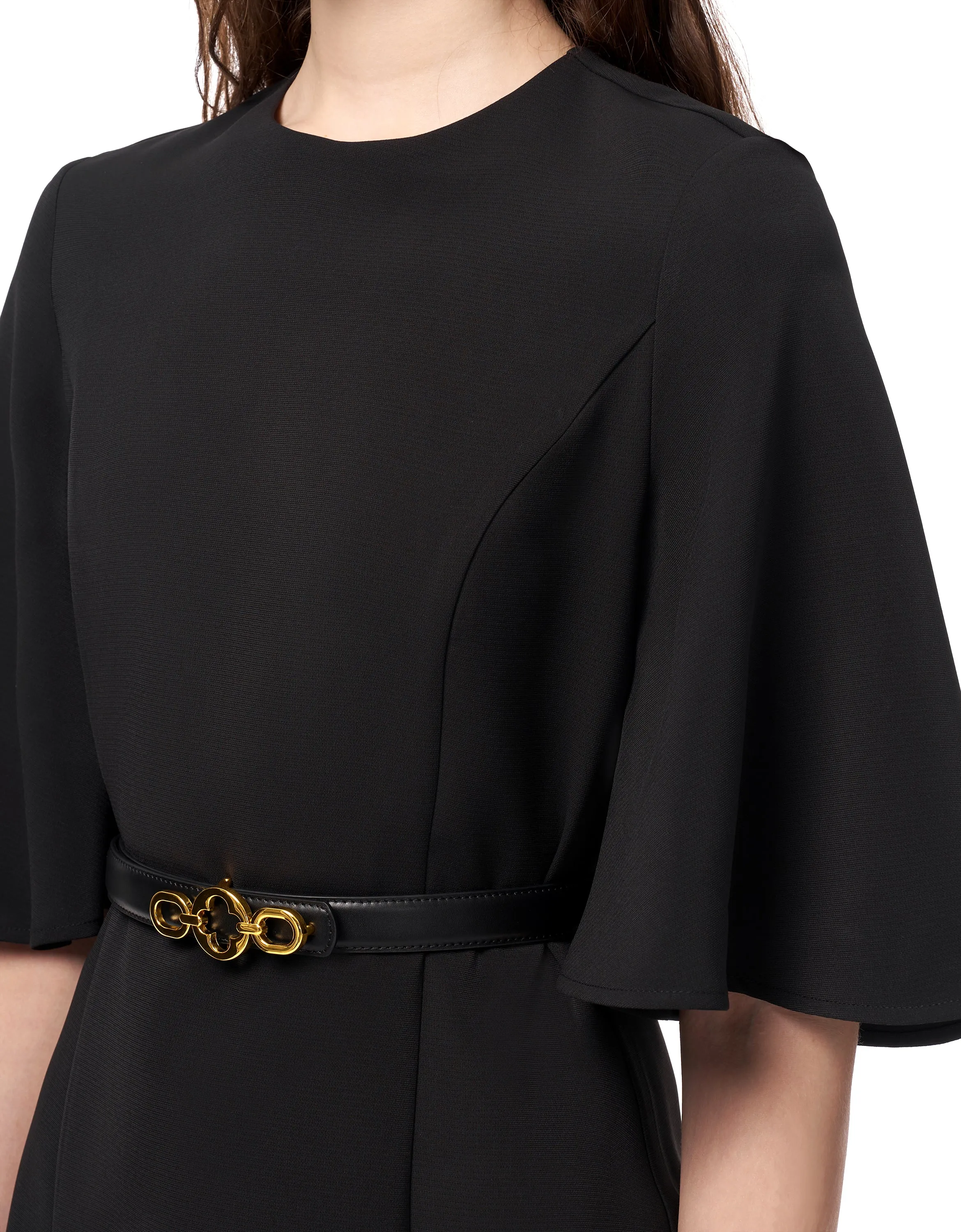 Flared Sleeve Dress