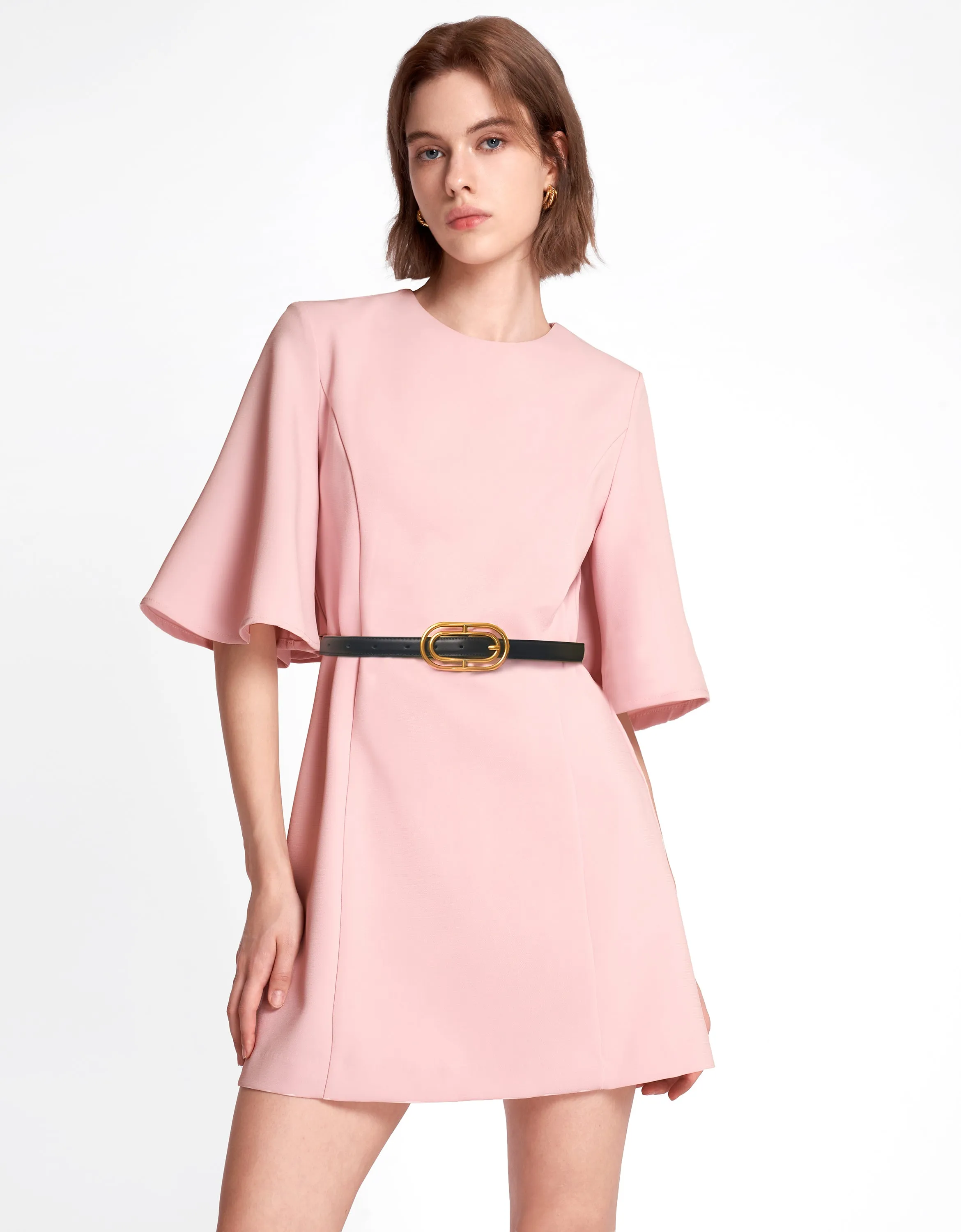 Flared Sleeve Dress