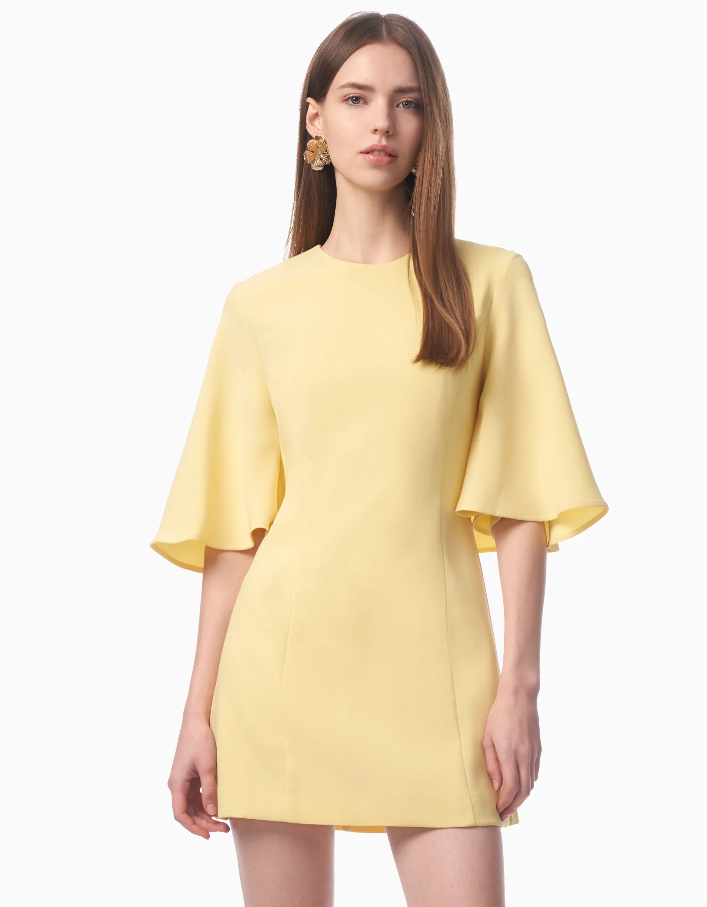 Flared Sleeve Dress