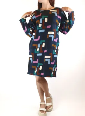 Frock Me Out navy print dress size S / AU 10