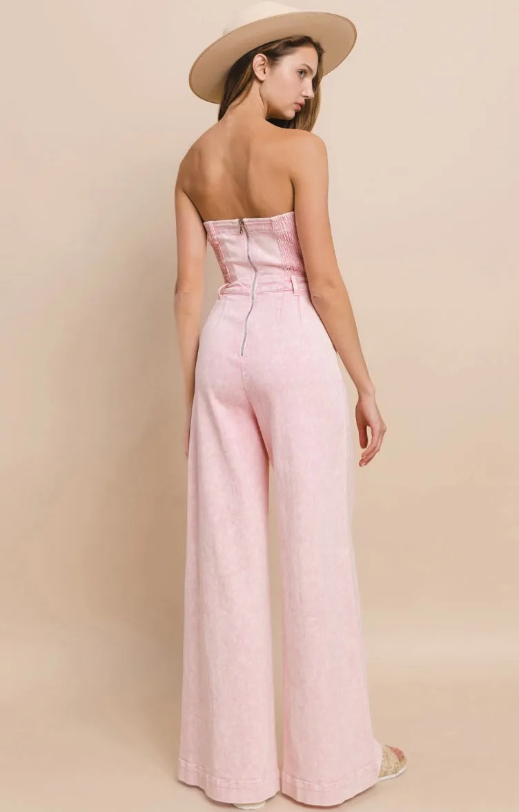 Go Girl Denim Jumpsuit