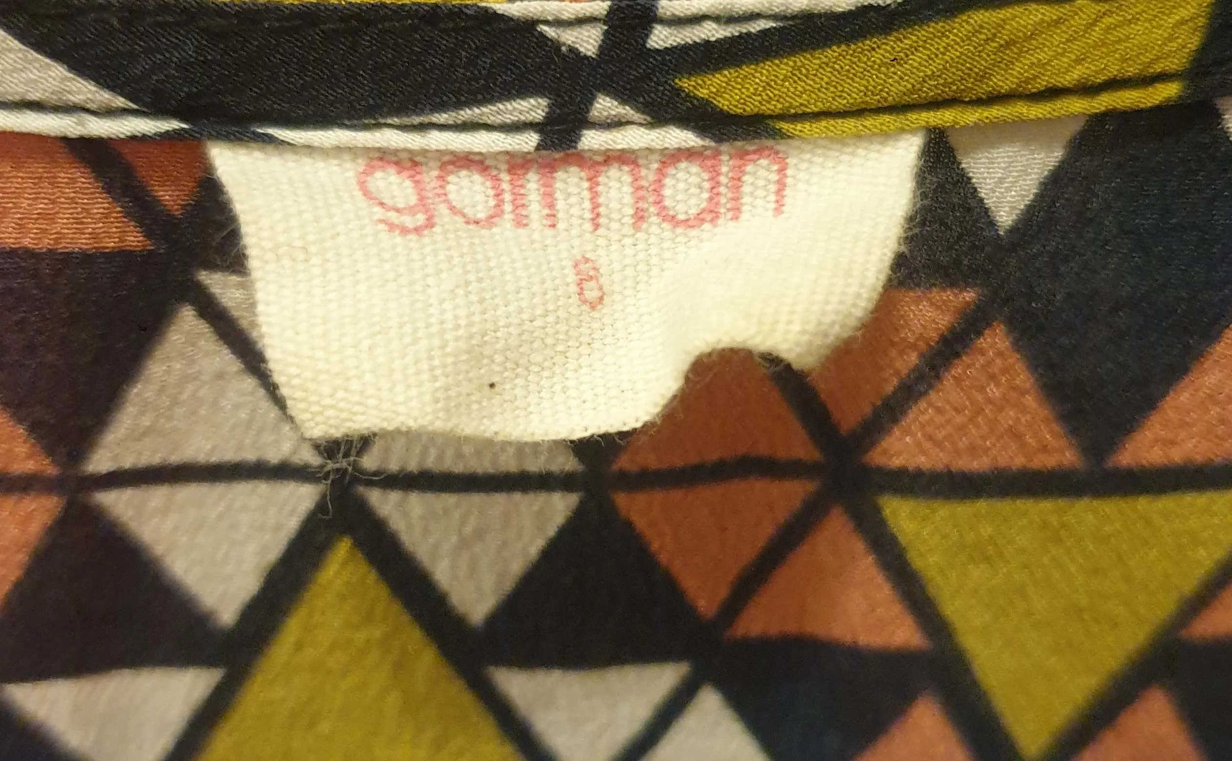 Gorman 100% silk colourful dress size 8