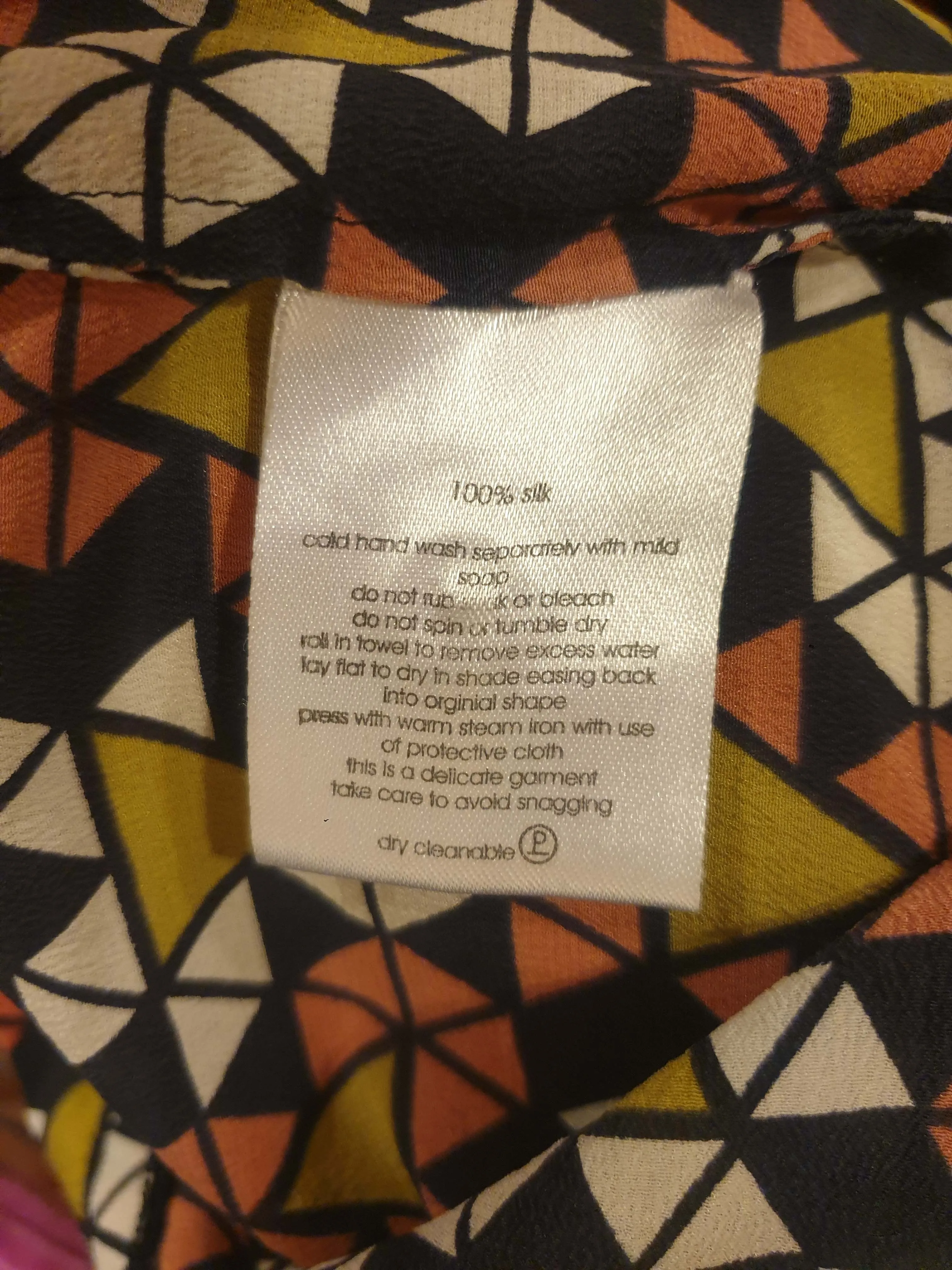 Gorman 100% silk colourful dress size 8