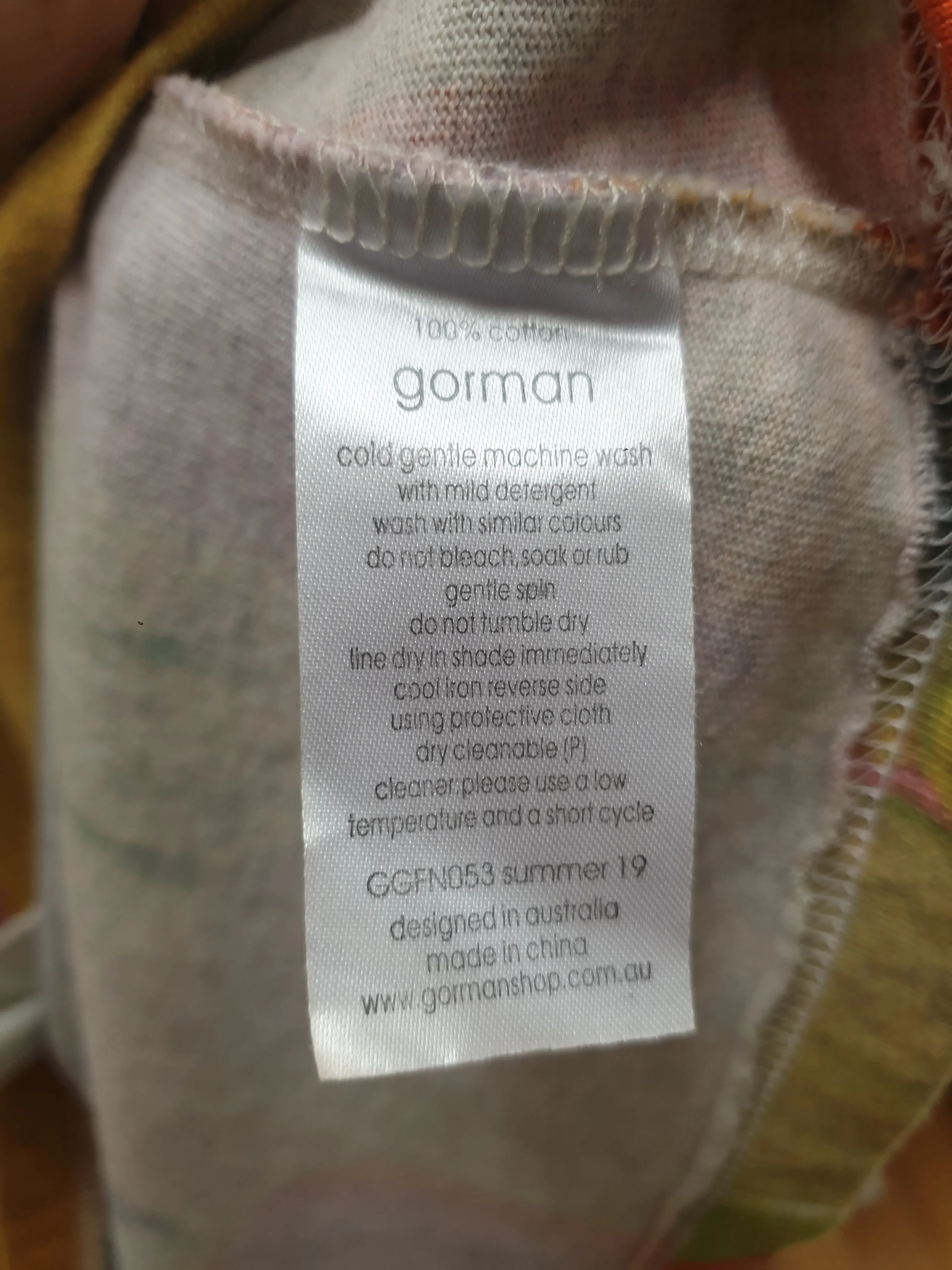 Gorman   Mangkaja tee shirt dress size 10