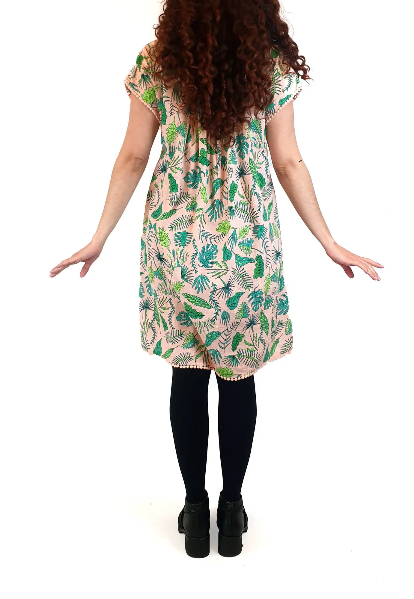 Gorman pink palm print dress size 10