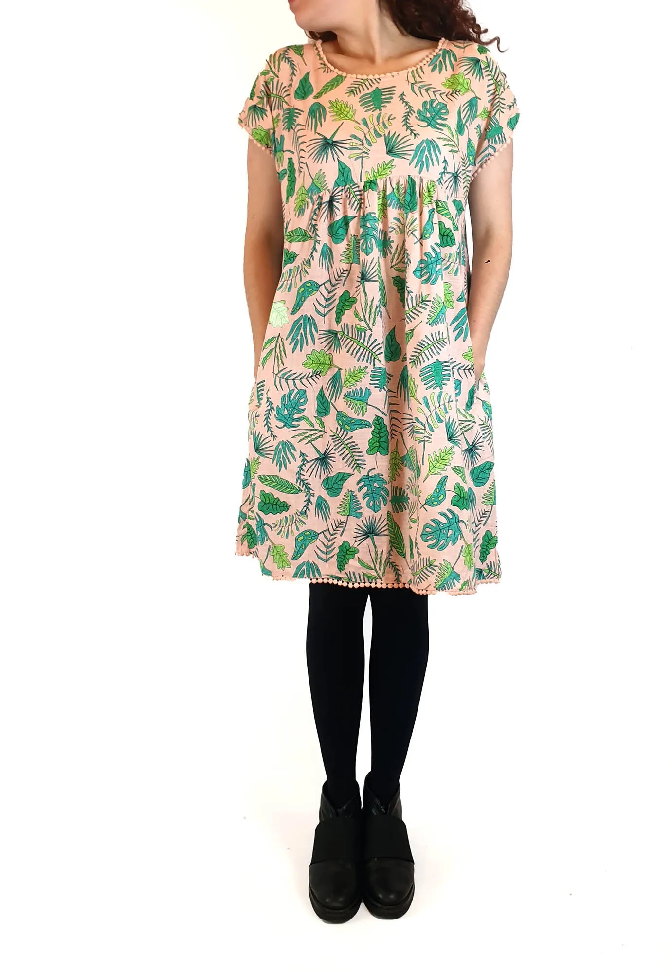 Gorman pink palm print dress size 10