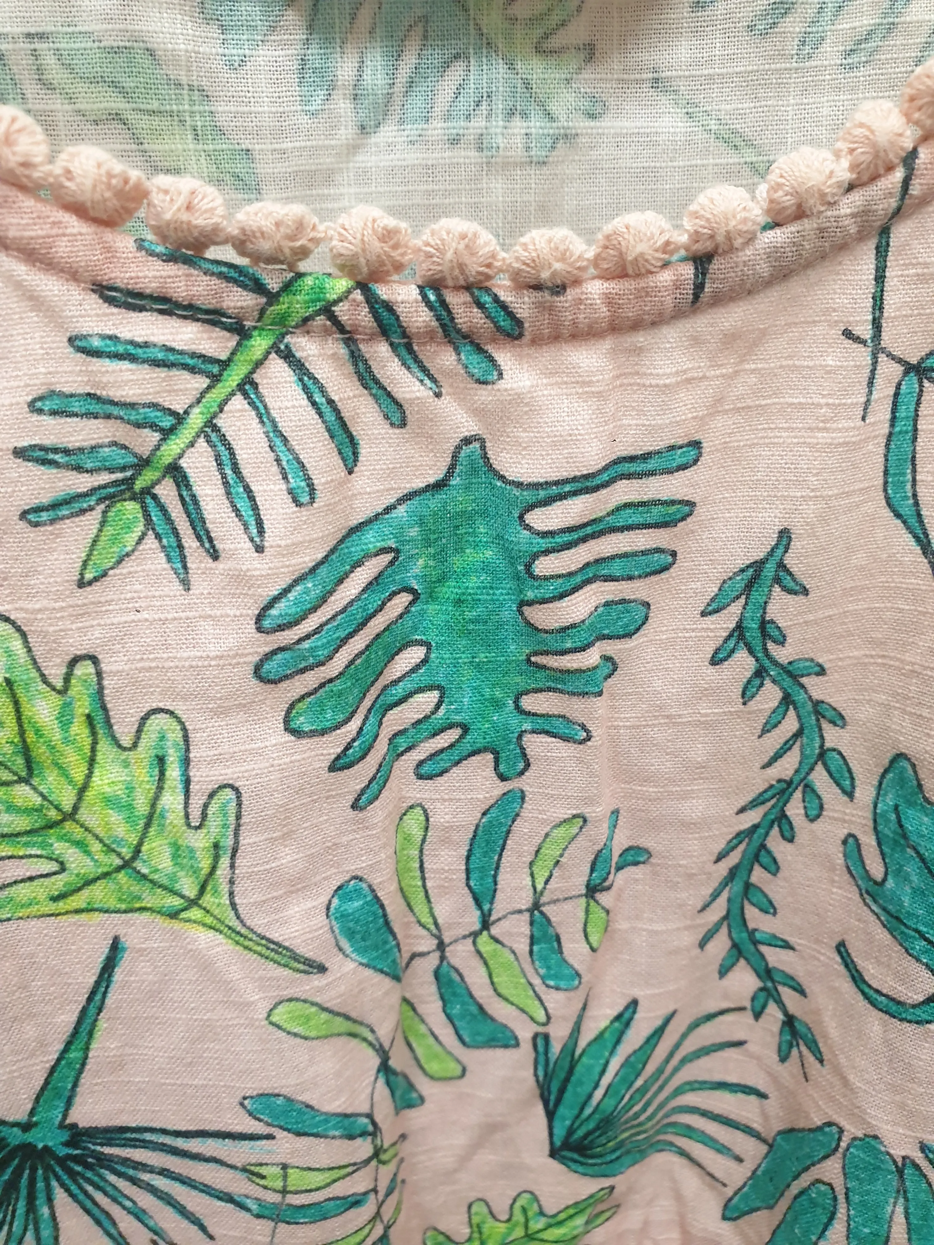 Gorman pink palm print dress size 10