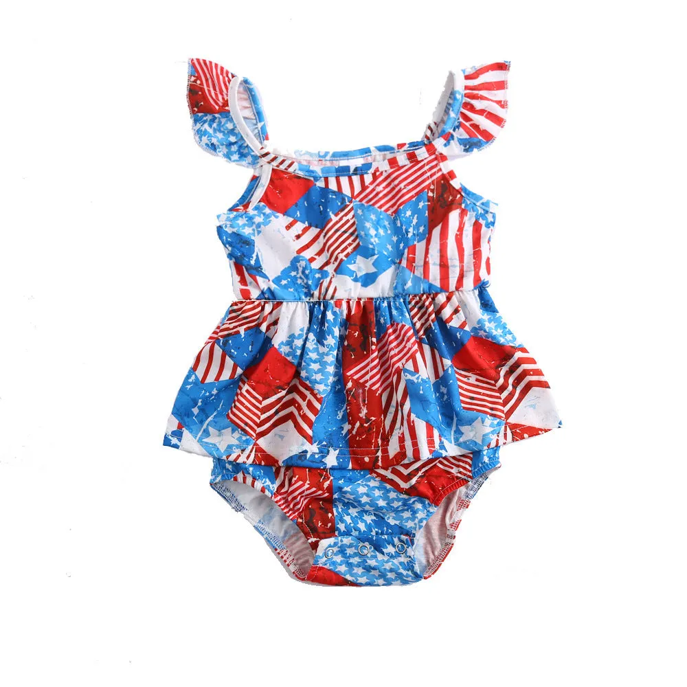 Independence Day Stripe and Stars Family Matching Sets