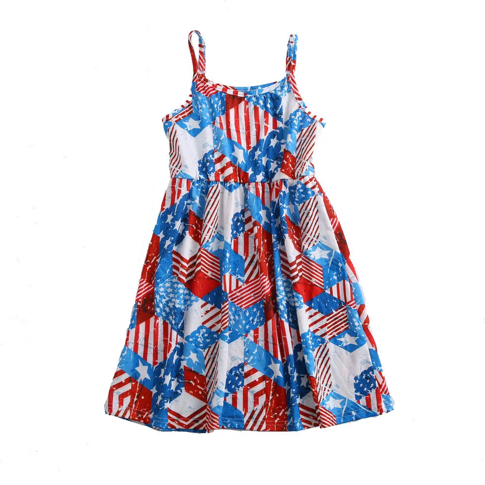 Independence Day Stripe and Stars Family Matching Sets