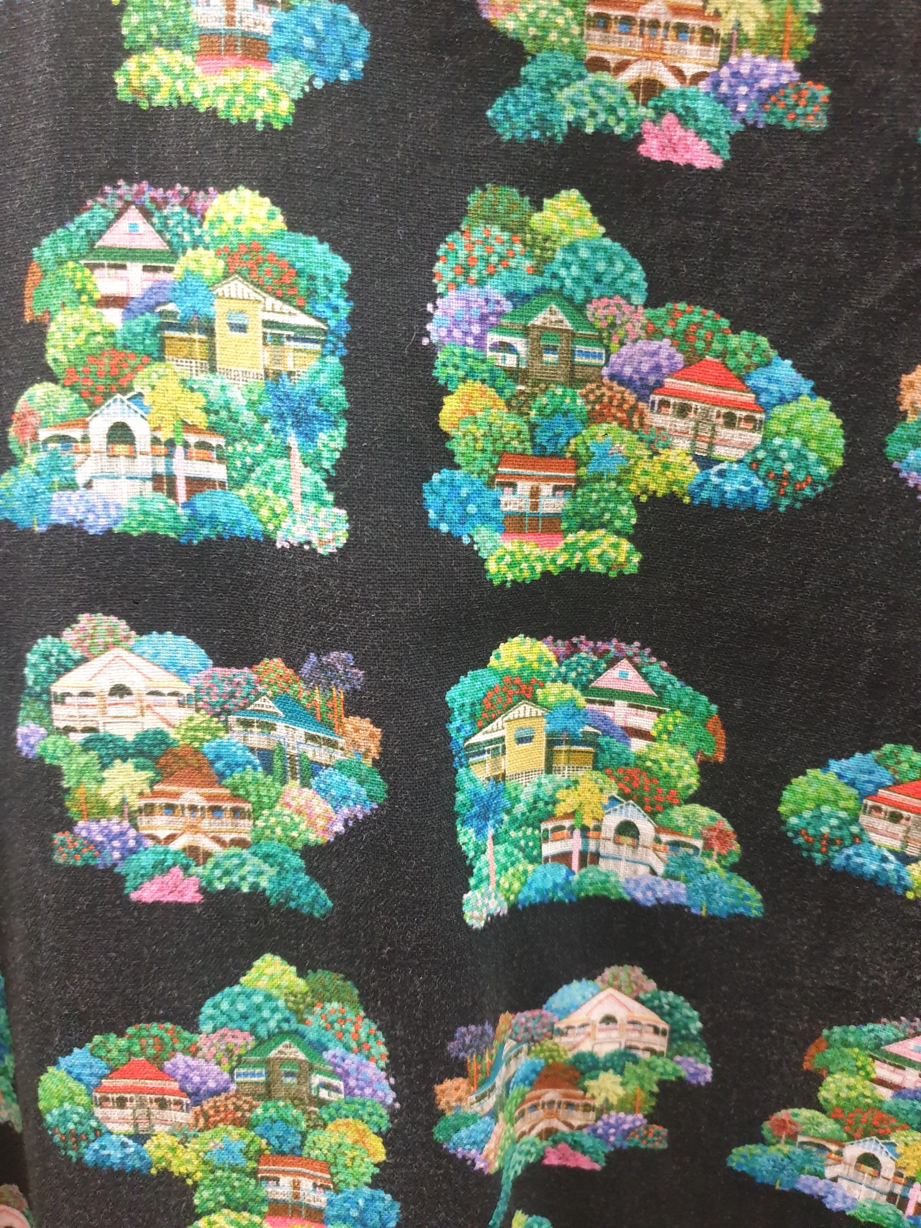 Jericho Road cute house print dress size 14