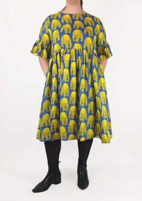 Jericho Road happy bears ruffle smock dress size 14 (as new with tags)
