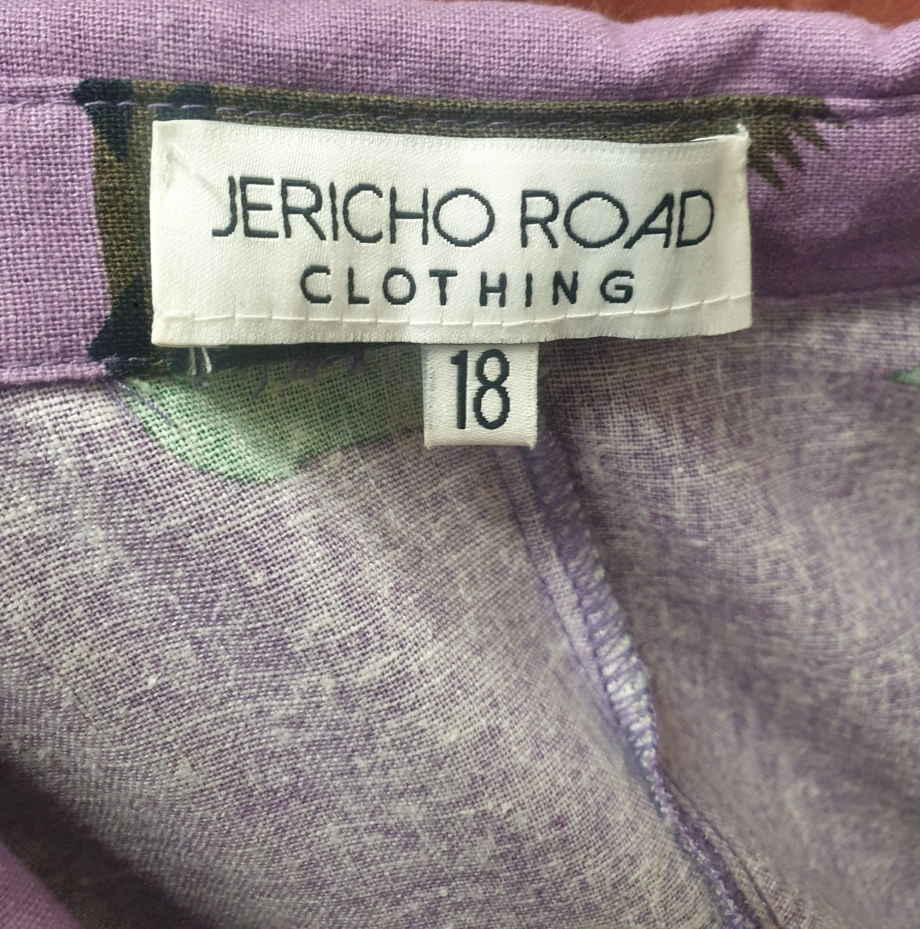 Jericho Road purple crocodile tears jumpsuit size 18