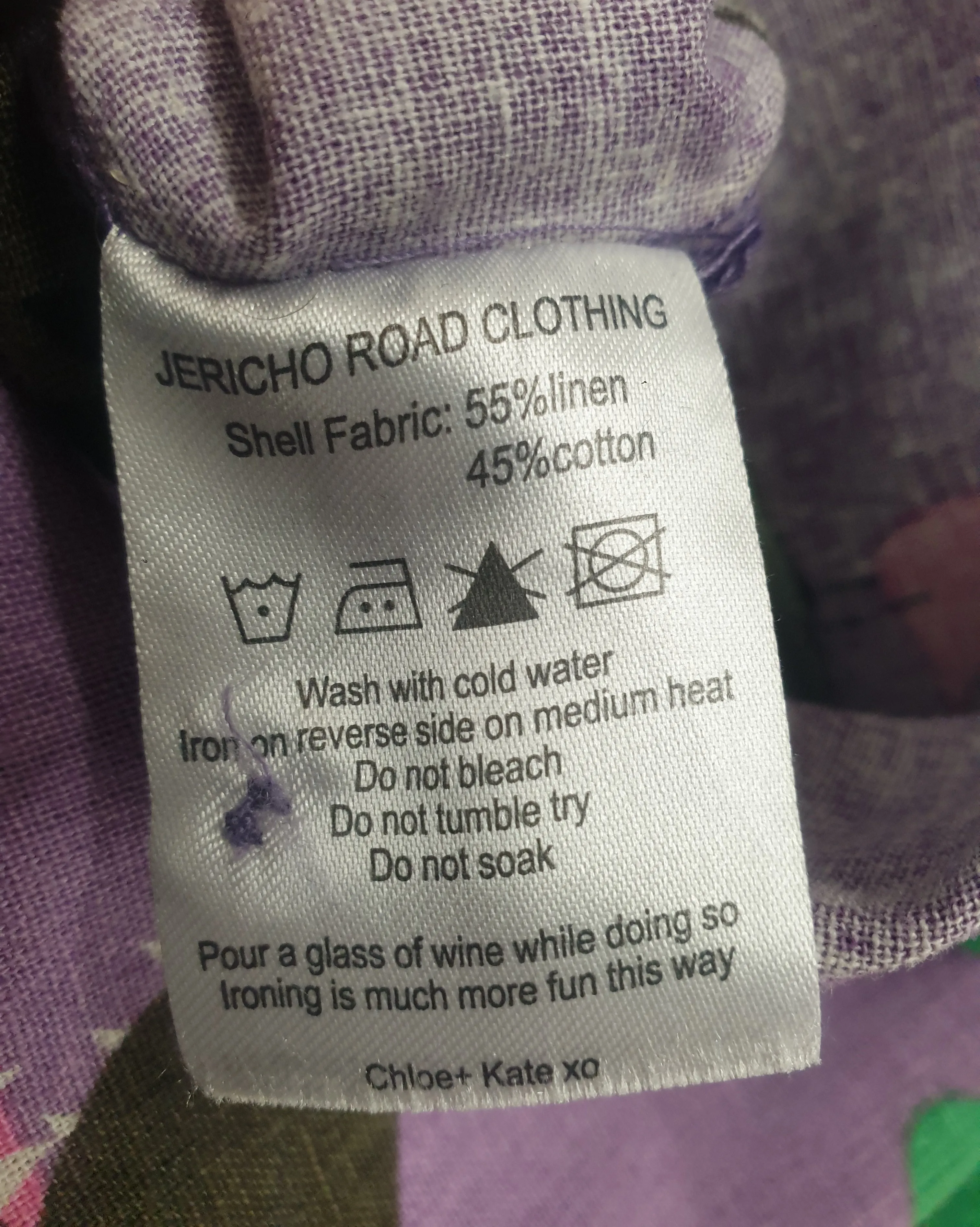 Jericho Road purple crocodile tears jumpsuit size 18