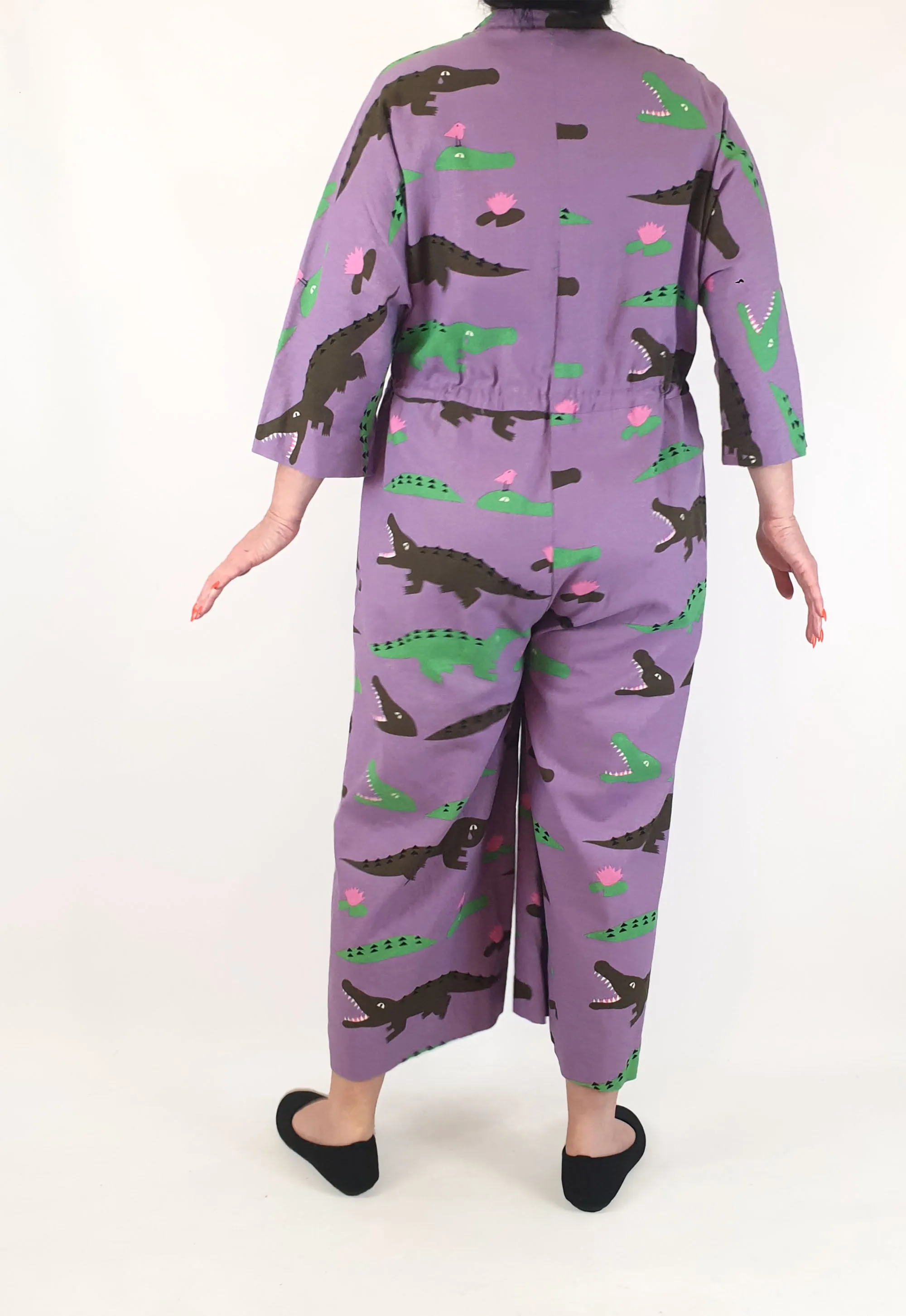 Jericho Road purple crocodile tears jumpsuit size 18