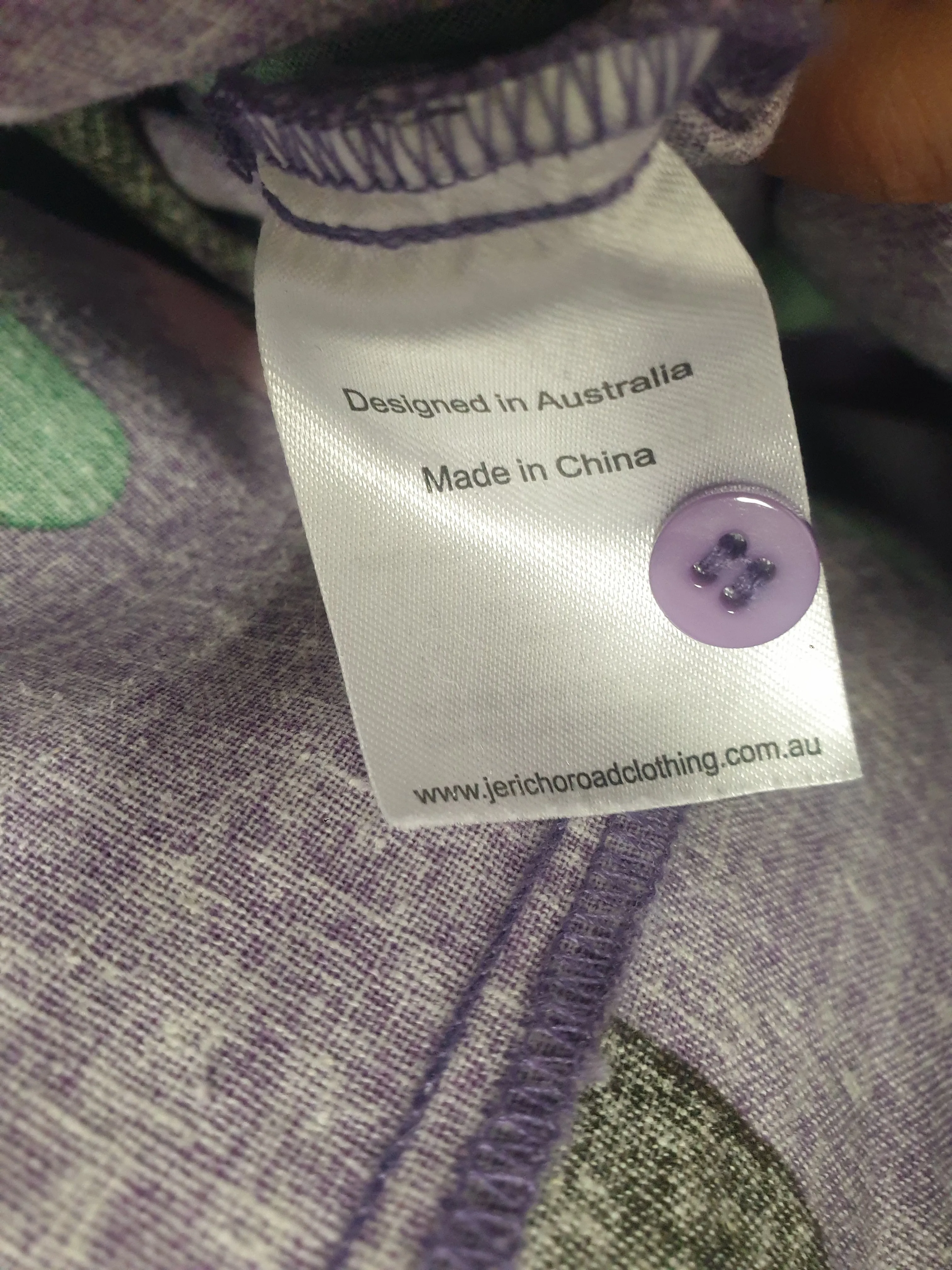 Jericho Road purple crocodile tears jumpsuit size 18
