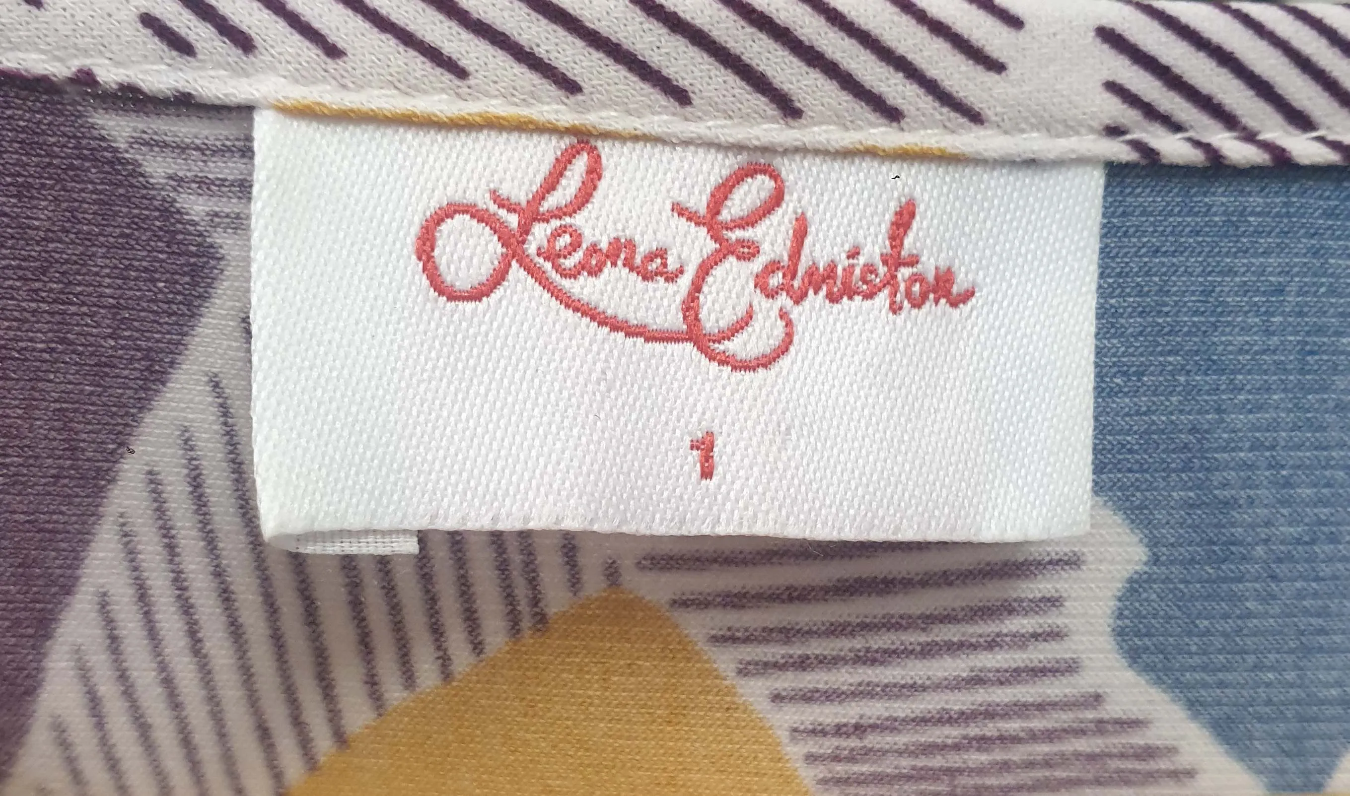 Leona Edminston colourful short sleeve dress size 1, best fits size 10
