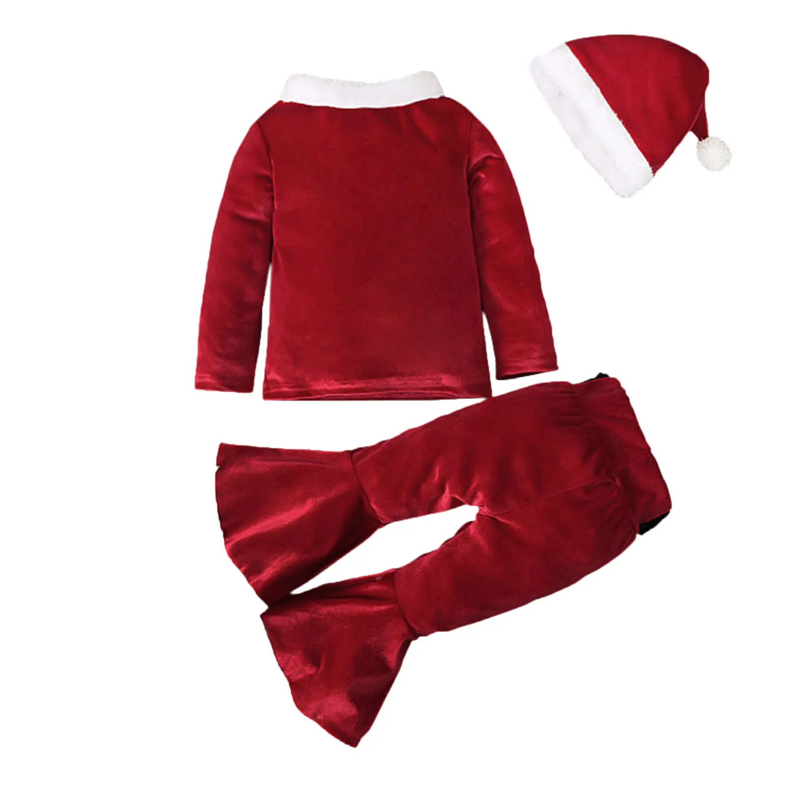 Long-Sleeved Bell Bottom Three-Piece Dress - GlamzLife