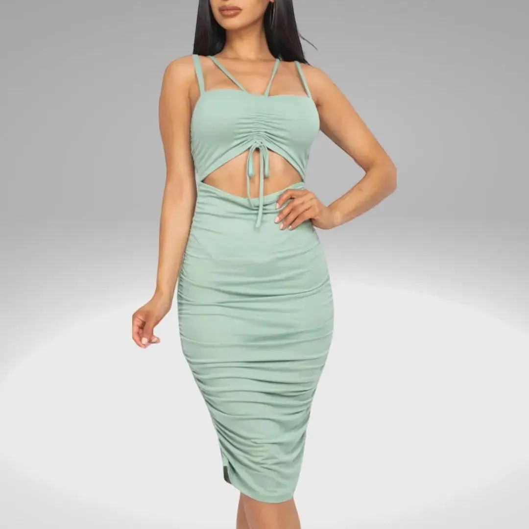 Lydia Bodycon Dress w/ Ruching