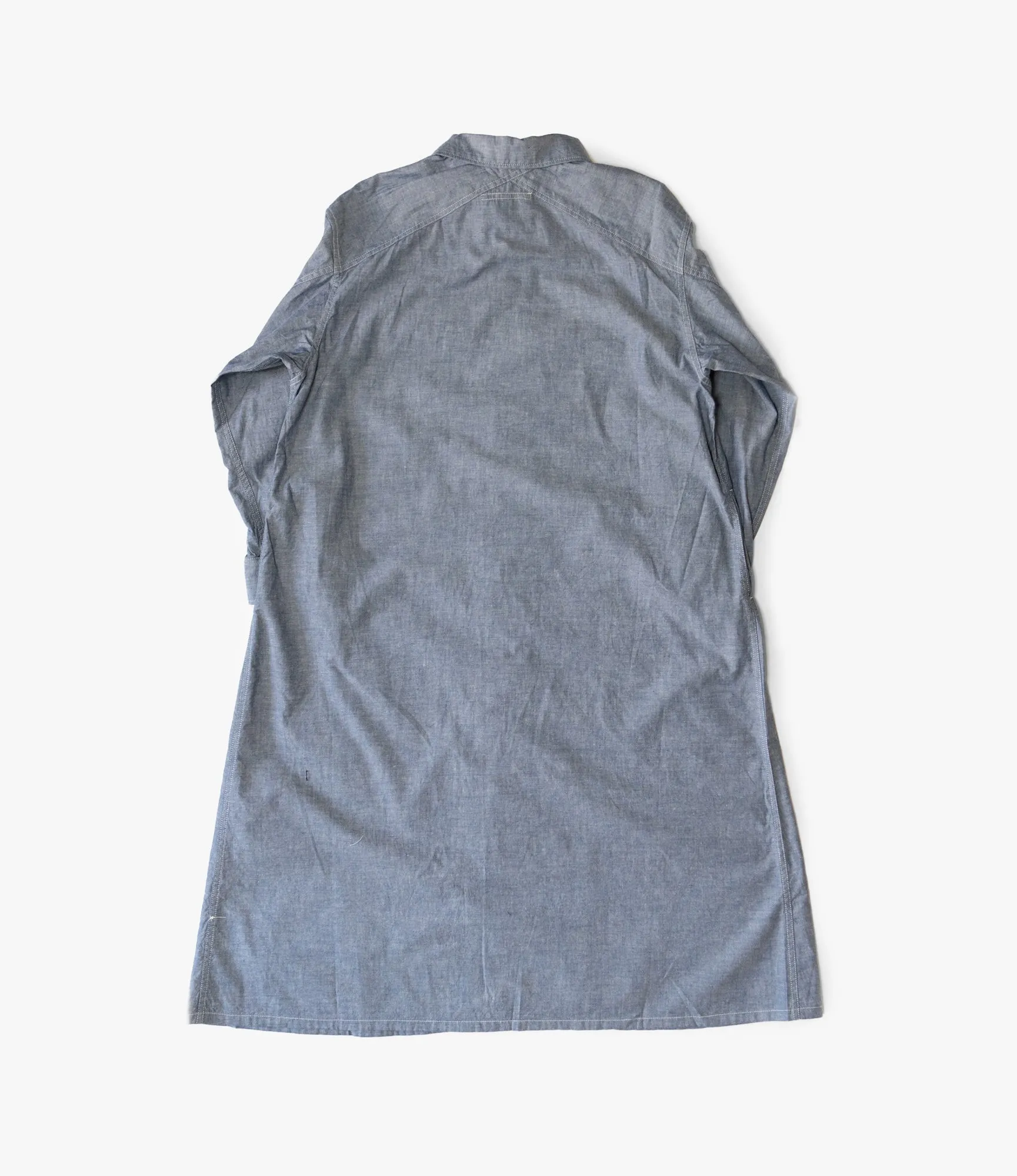 M51 Dress – Blue Cotton Chambray