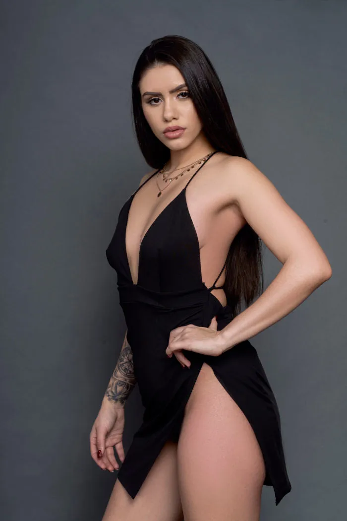 MIA mini black dress