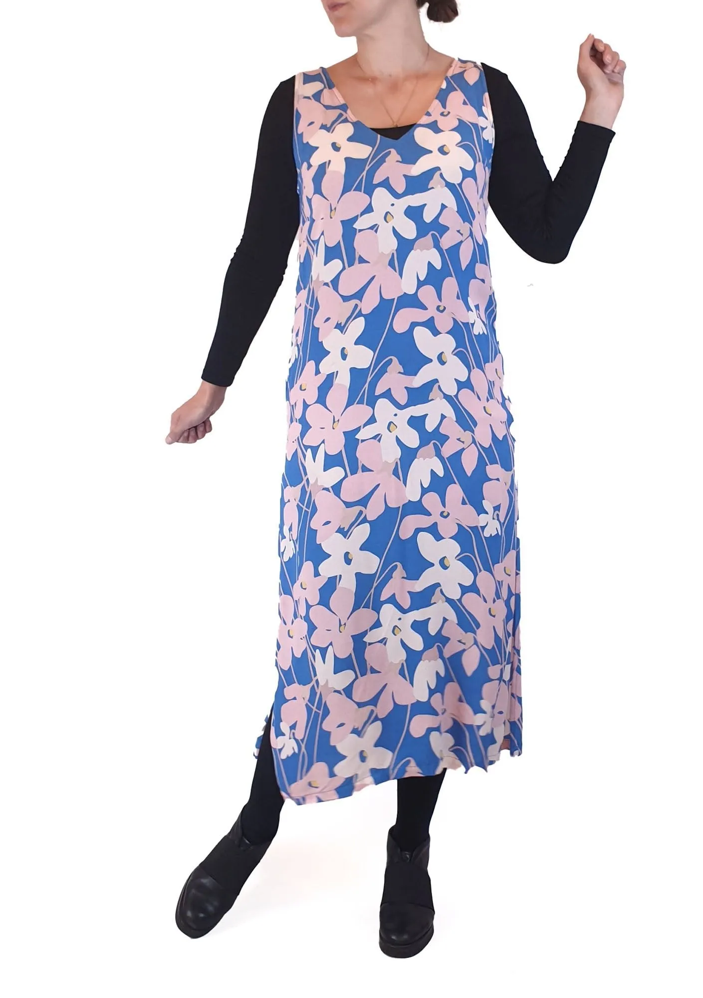 Mister Zimi floral sleeveless dress size 8