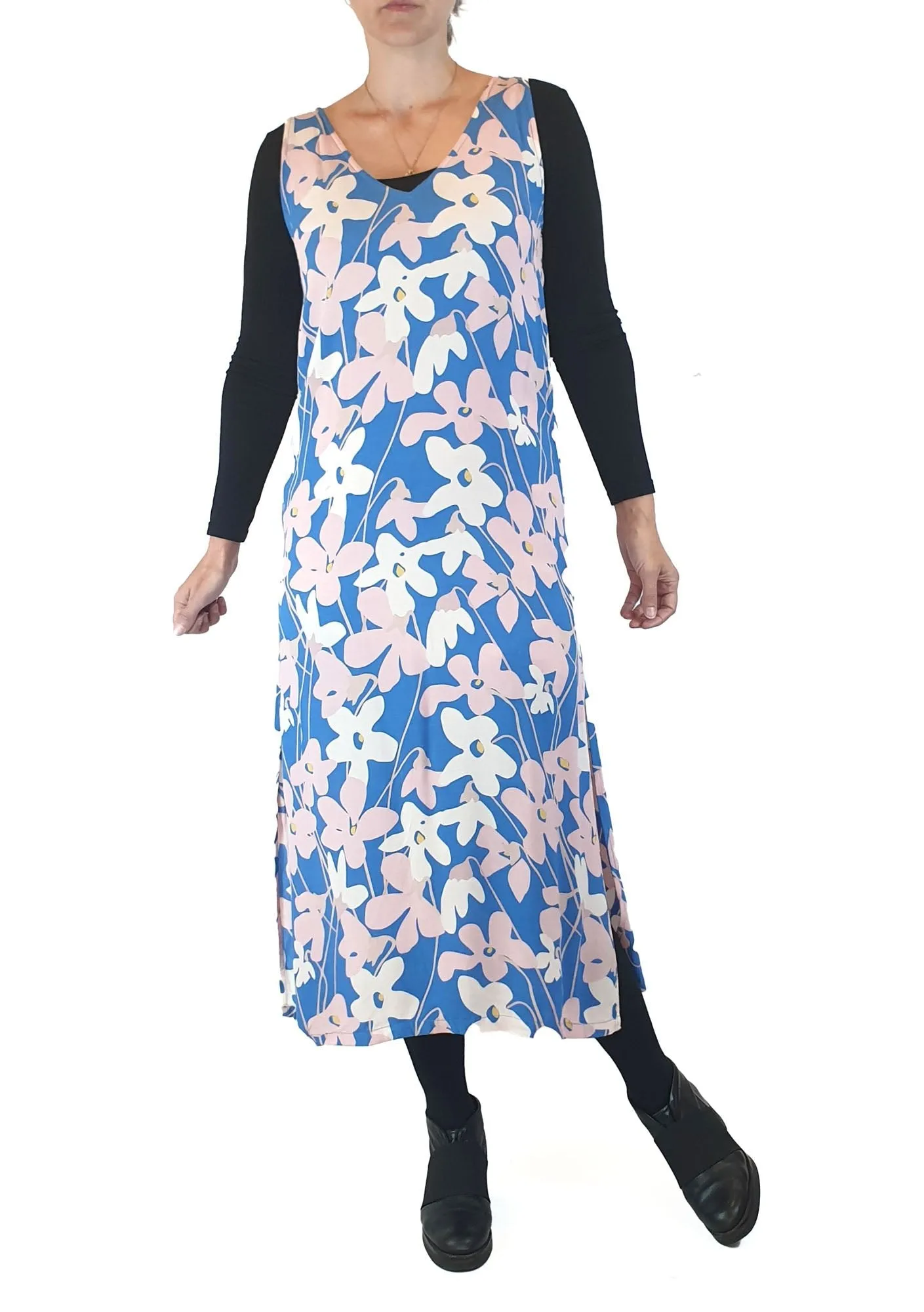Mister Zimi floral sleeveless dress size 8