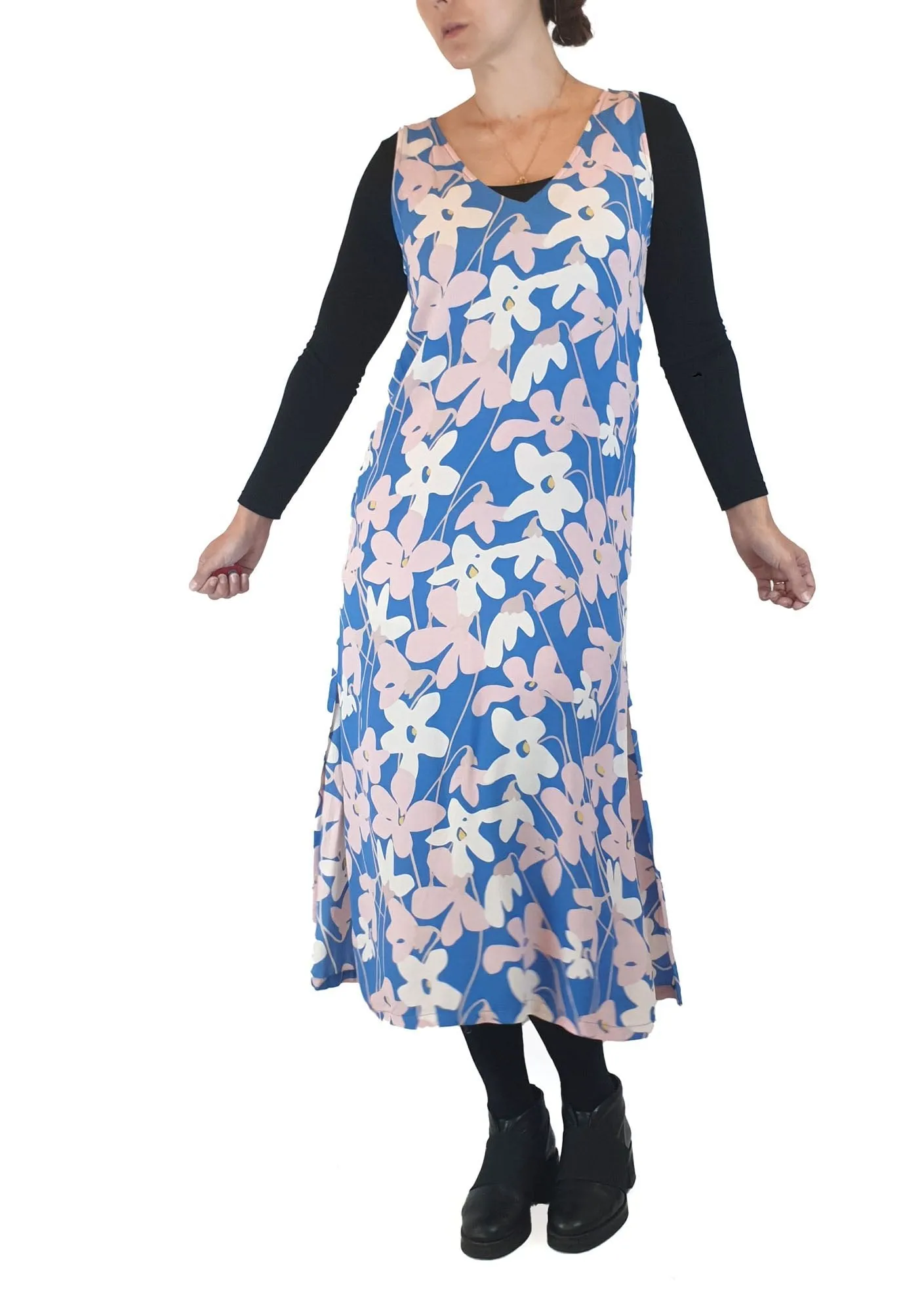 Mister Zimi floral sleeveless dress size 8