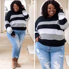 Morning Ready Sweater, Black-Sage
