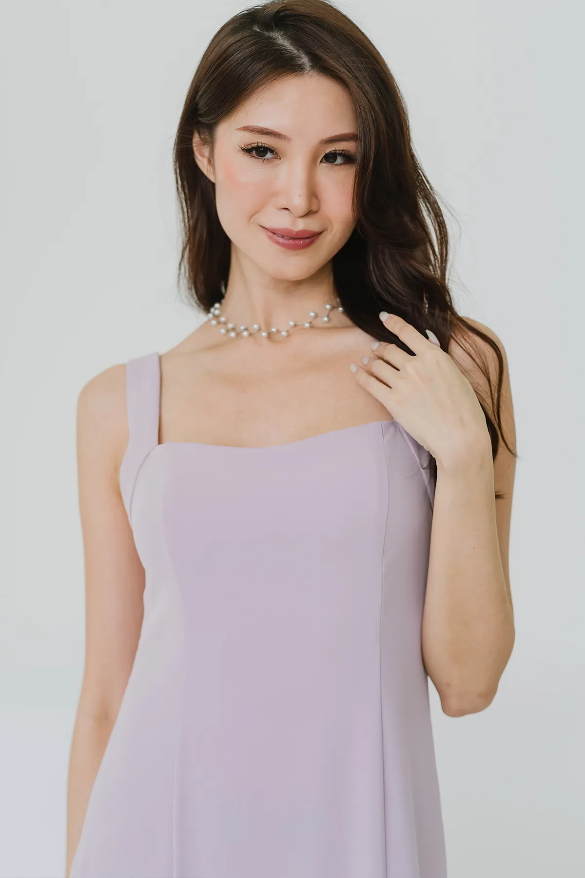 Nothing Finer Slit Dress (Lilac)