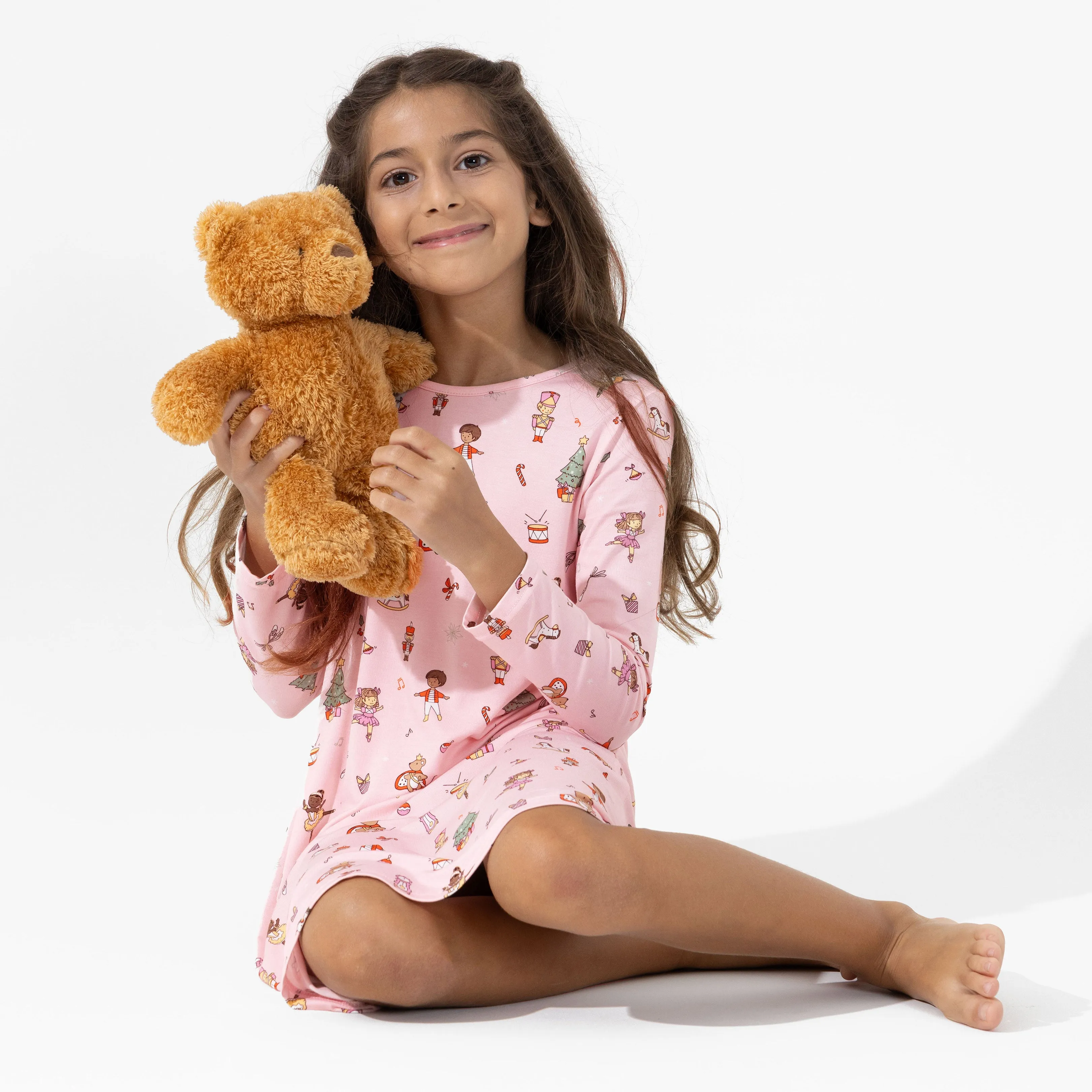 Nutcracker Pink Bamboo Girls' Dress