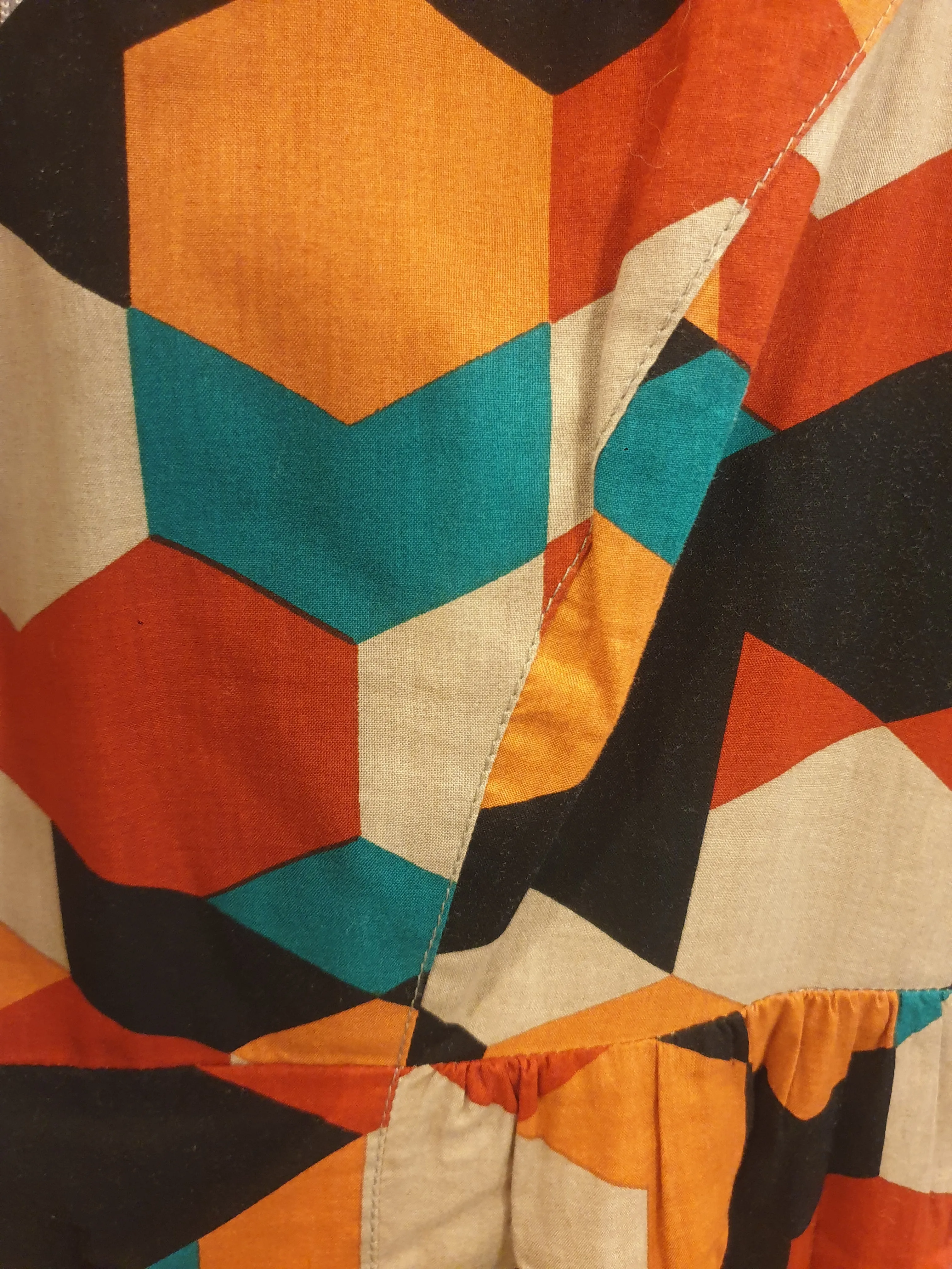 Obus colourful hexagon print dress size 1