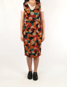 Obus colourful hexagon print dress size 1
